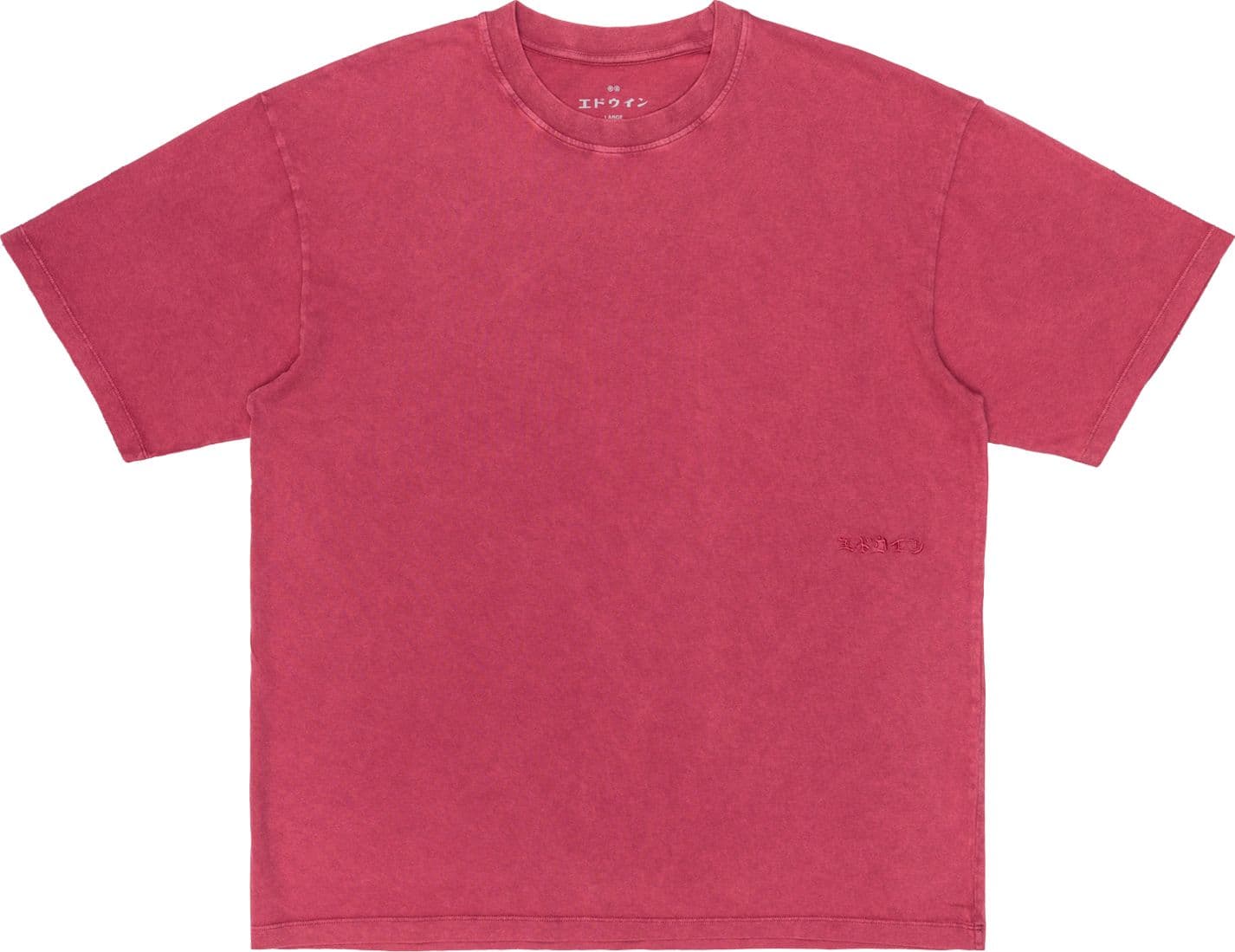EDWIN T-shirt Uomo Edwin AXIOM red plum