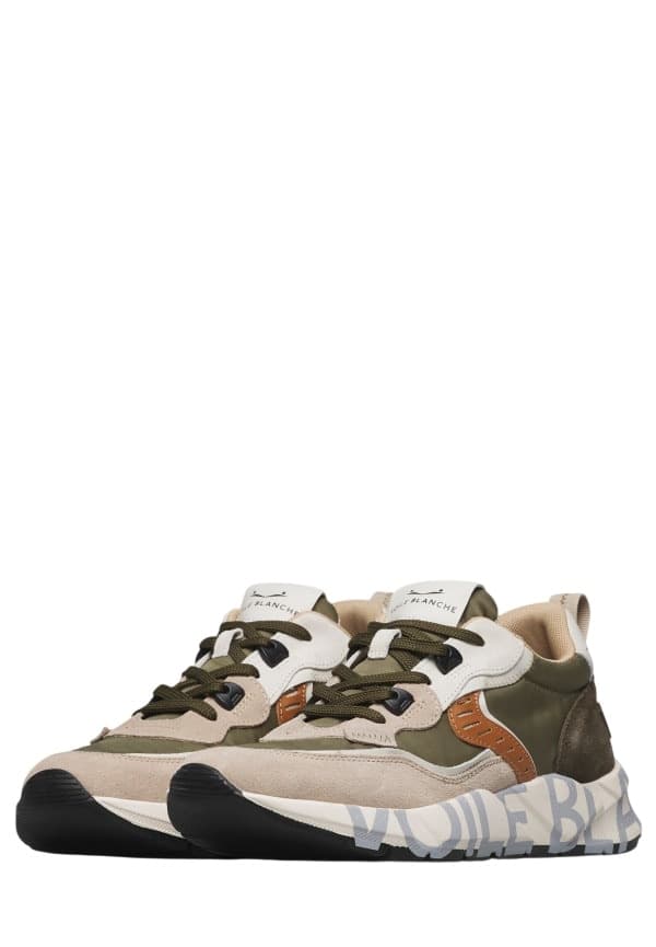 Voile Blanche  Sneakers Verde - 3