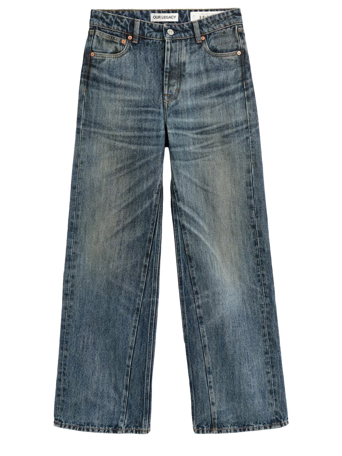 OUR LEGACY Our Legacy - Pantaloni Contemporaneo Blu da Donna - 4