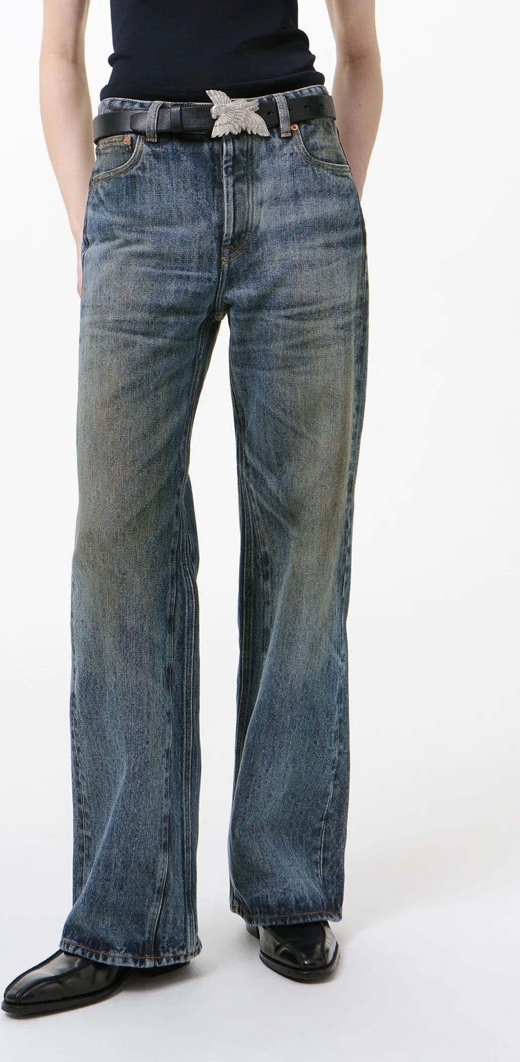 OUR LEGACY Our Legacy - Pantaloni Contemporaneo Blu da Donna - 3