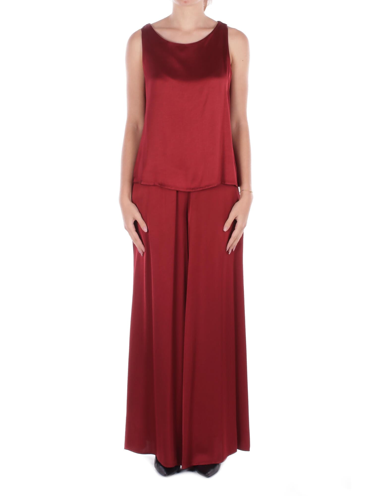 Manila Grace  Top Burgundi