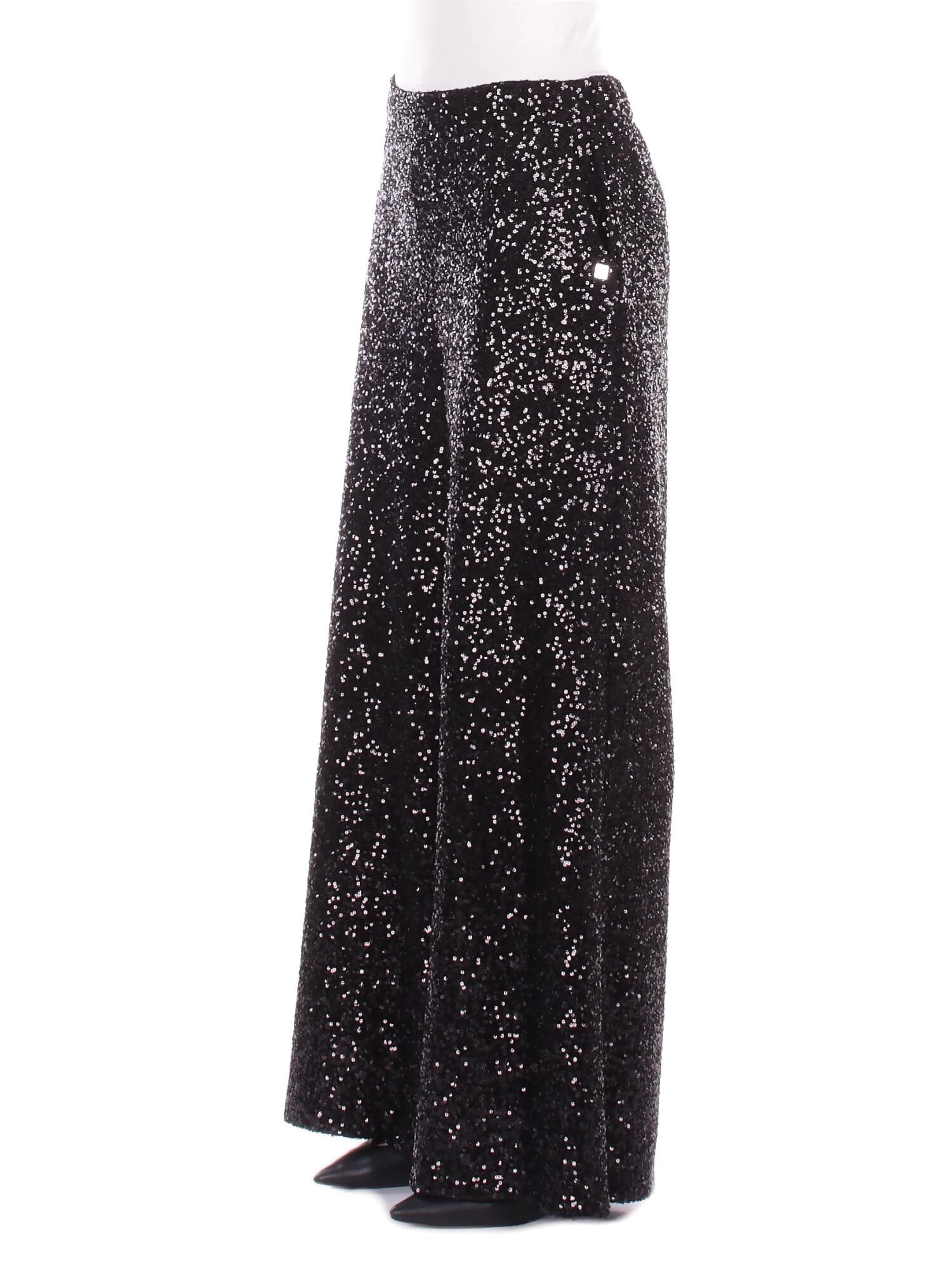 Manila Grace  Pantaloni Nero - 2