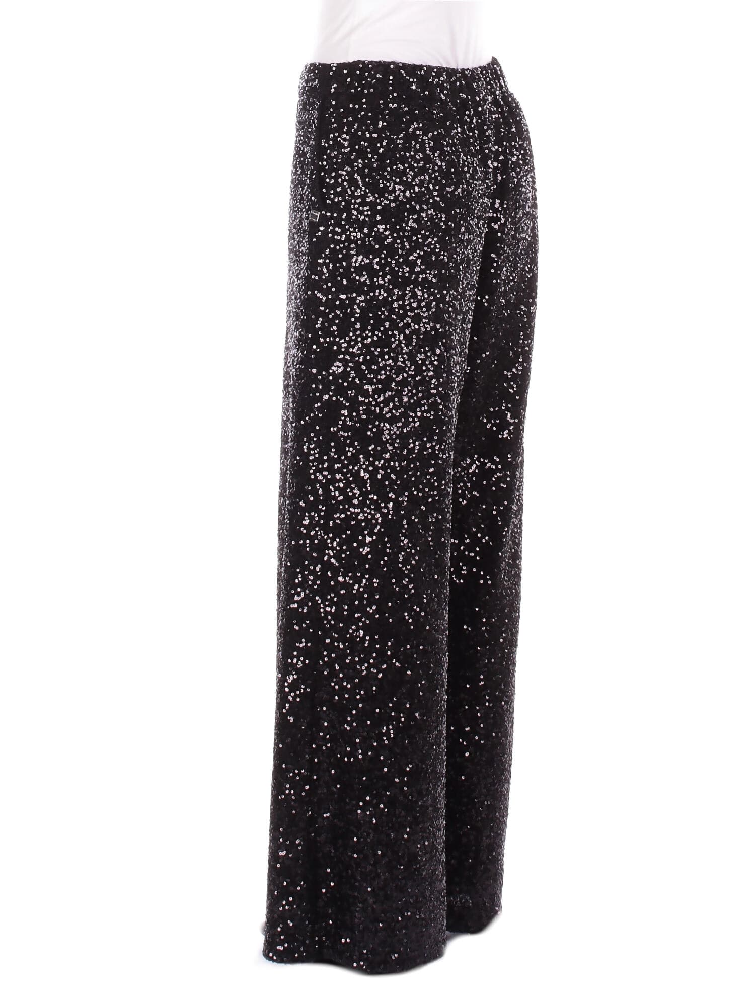 Manila Grace  Pantaloni Nero - 3
