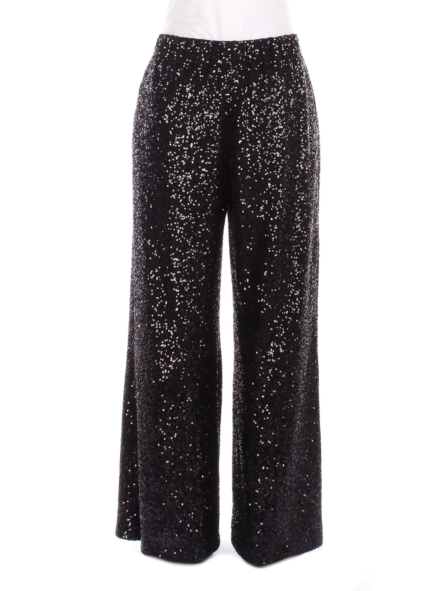 Manila Grace  Pantaloni Nero - 4
