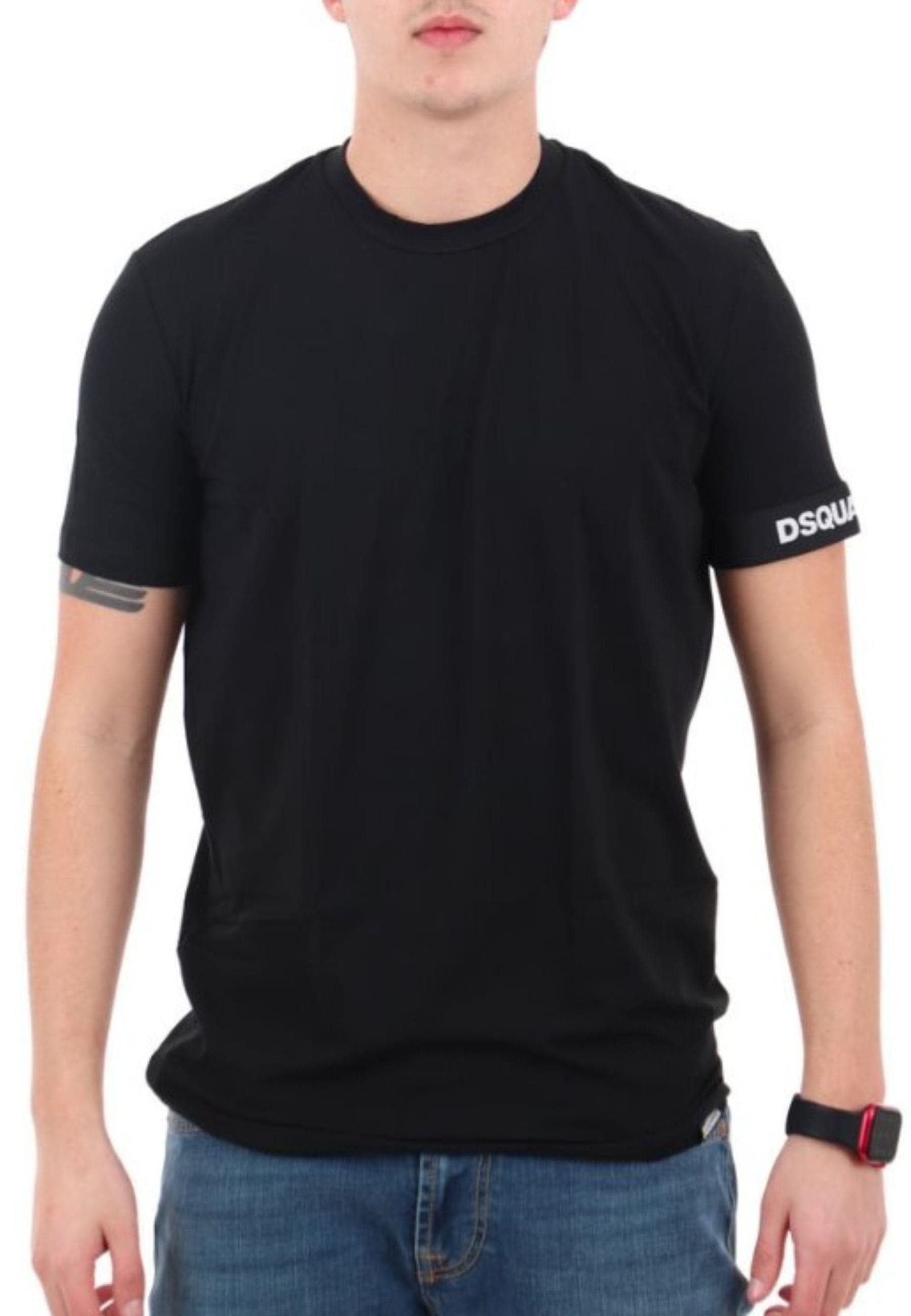 DSQUARED2  T-SHIRT ROUND NECK T-SHIRT - 3