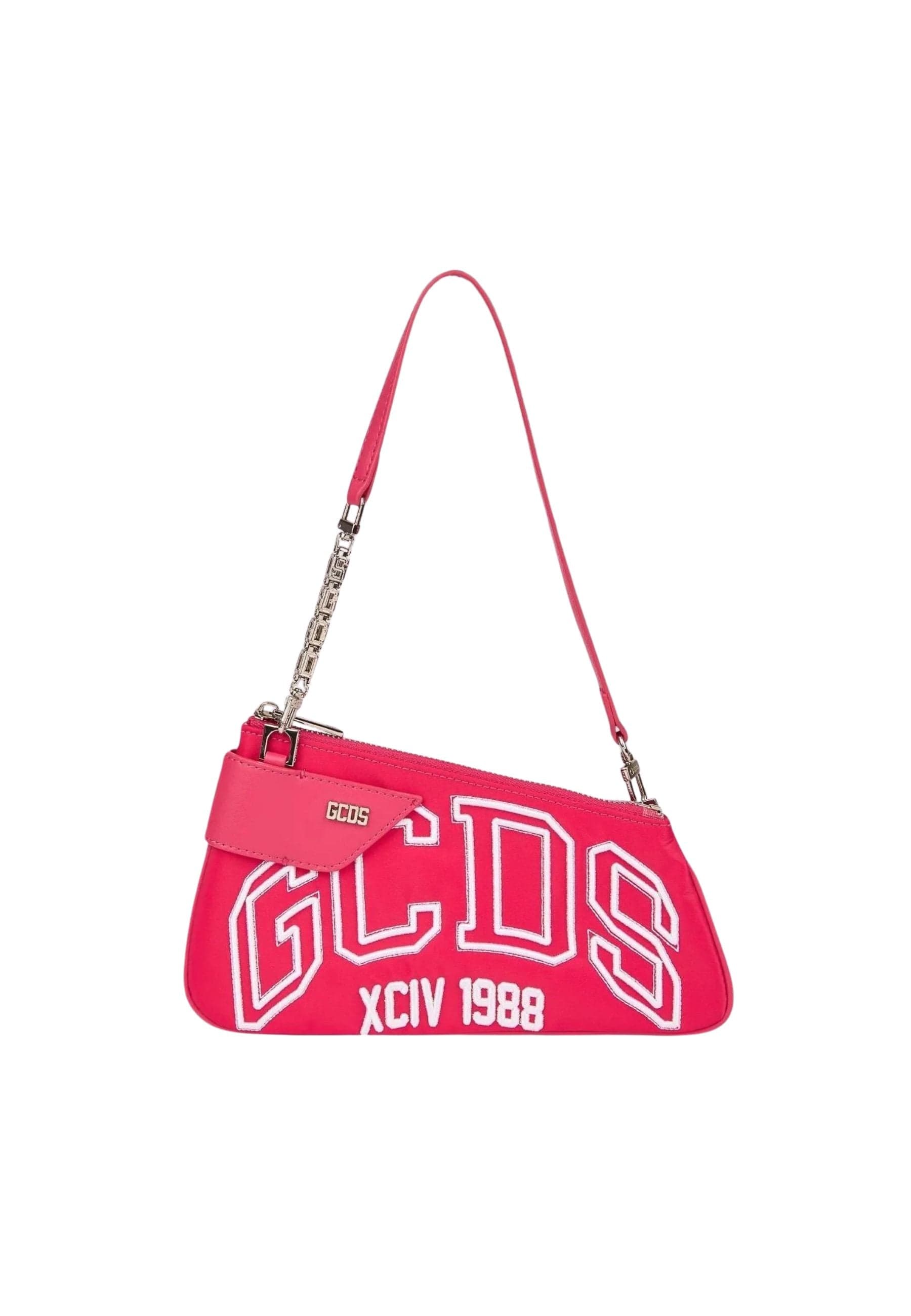 GCDS  BORSA LOGO EMBROIDERY COMMA NOTTE - 5