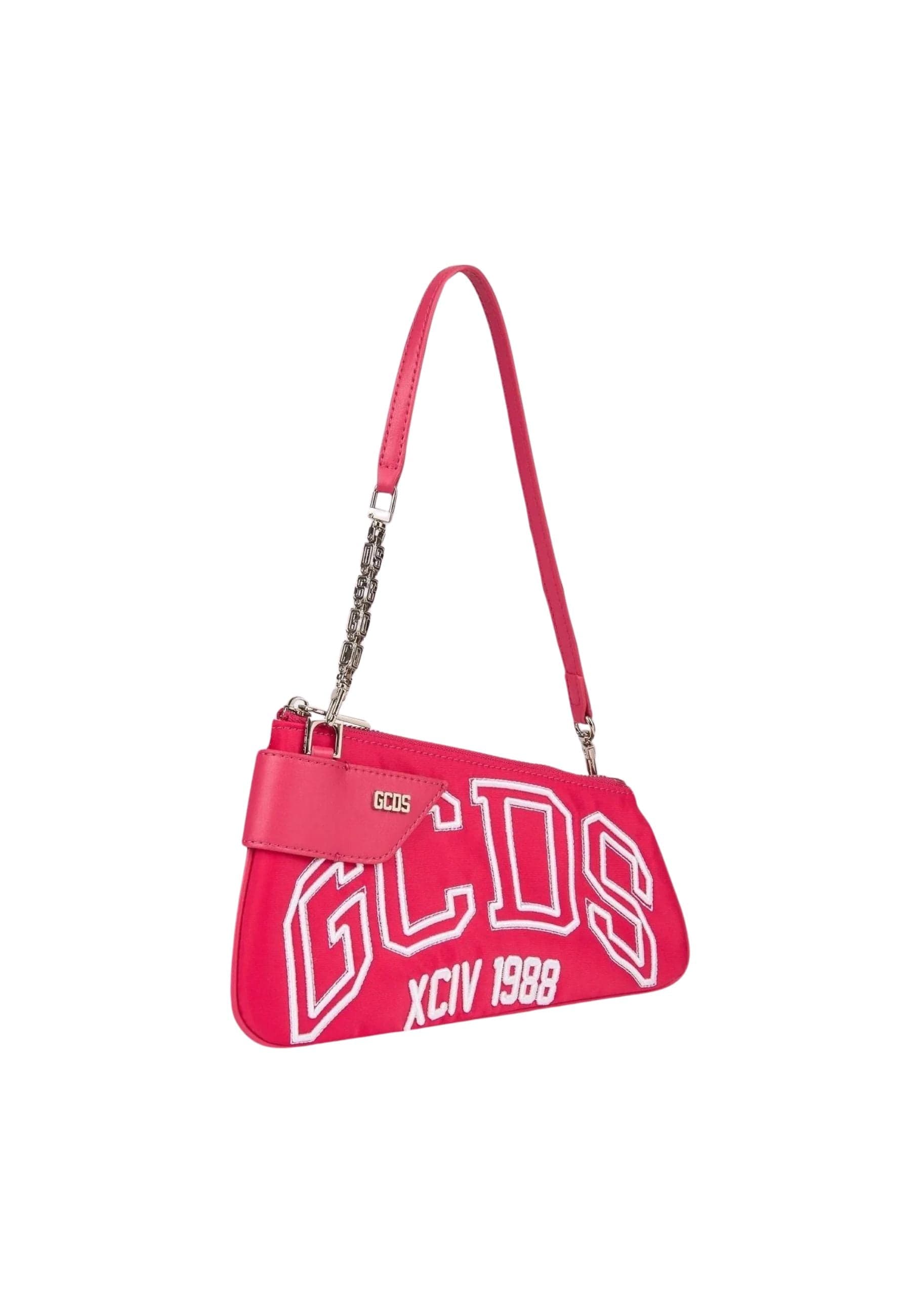 GCDS  BORSA LOGO EMBROIDERY COMMA NOTTE - 3