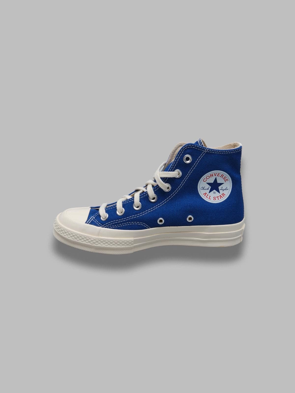 COMME DES GARCONS PLAY Converse Chuck Taylor All Star Â’70 High in Blue Royal - 3