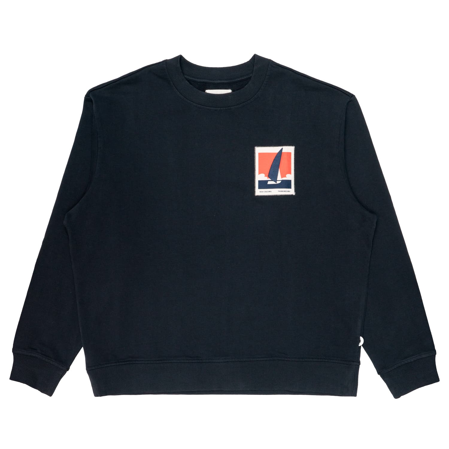 THINKING MU Felpa Uomo Thinking Mu Optimist Navy leon - 4