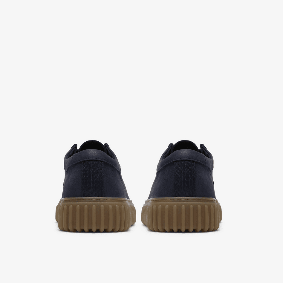 CLARKS scarpa torhill lo uomo blu scuro - 5
