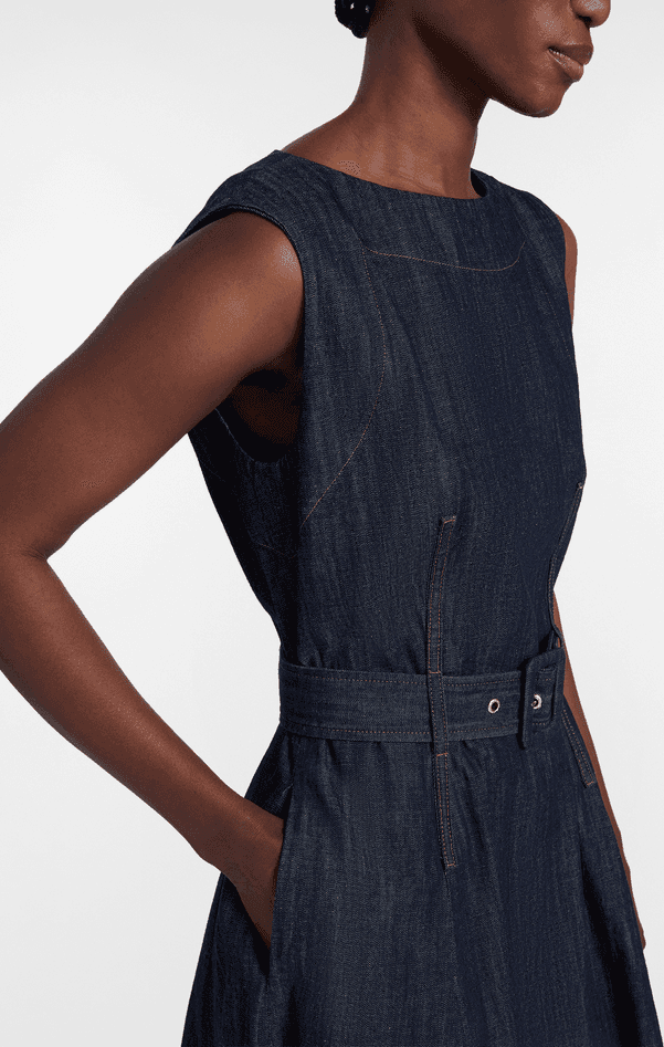 Harmont&amp;blaine abito in chambray donna - 2