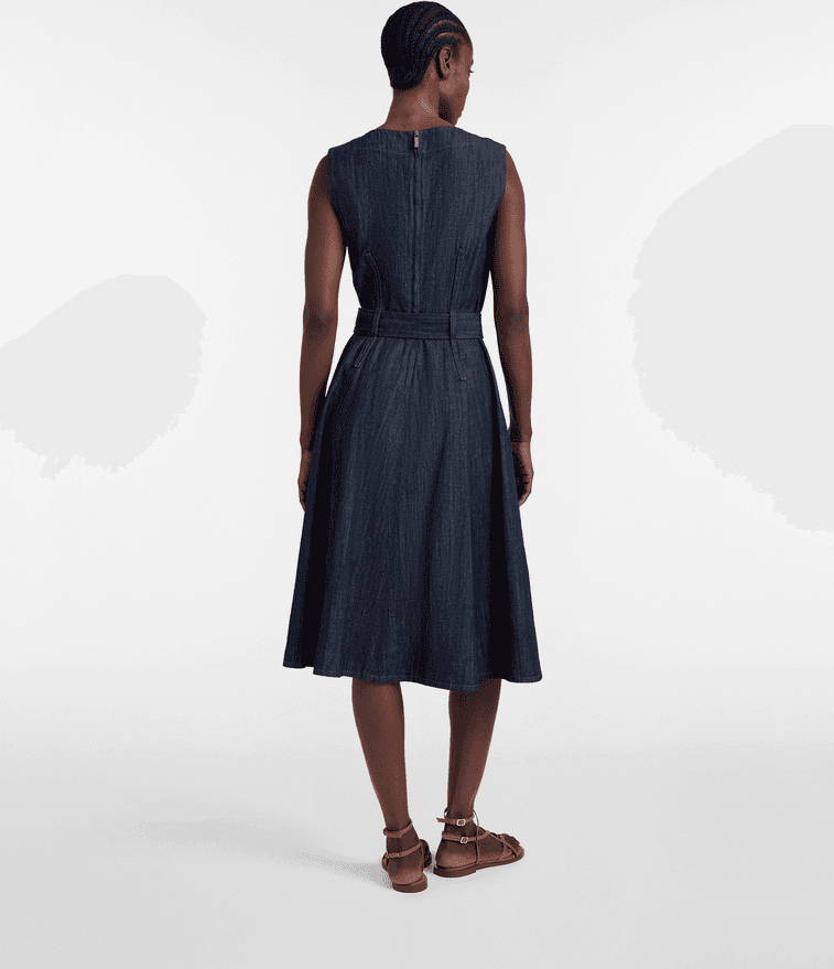 Harmont&amp;blaine abito in chambray donna - 4