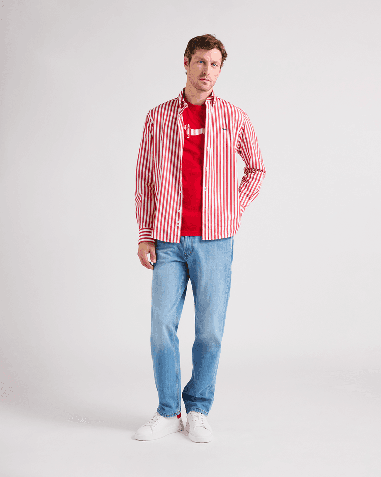 Harmont&amp;blaine camicia a righe uomo fuego - 3