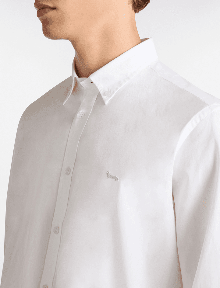 Harmont&amp;blaine camicia essentials cotone uomo bianco - 2