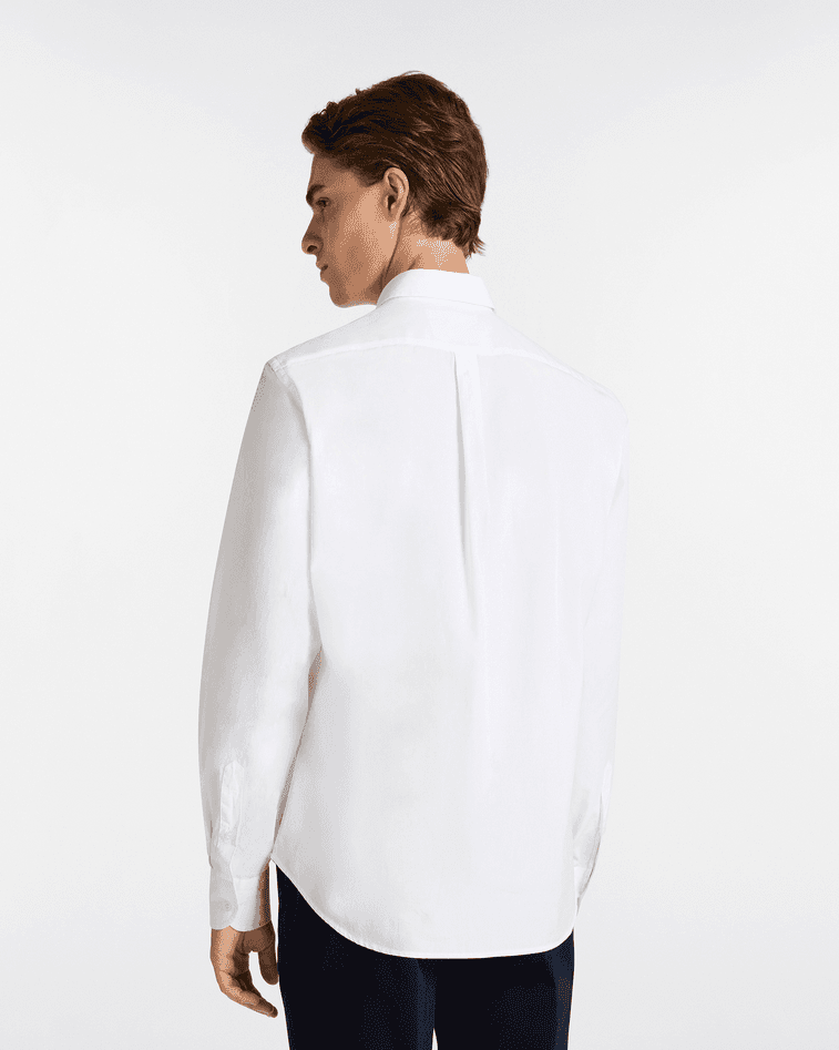 Harmont&amp;blaine camicia essentials cotone uomo bianco - 4