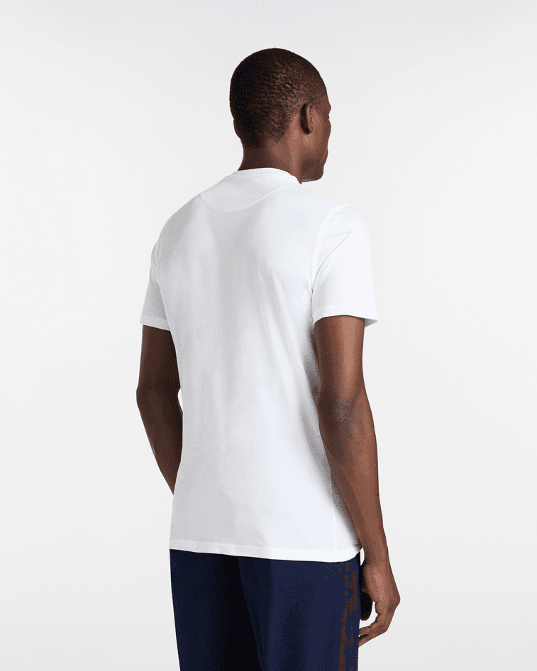 Harmont&amp;blaine t-shirt essentials cotone uomo bianco - 4
