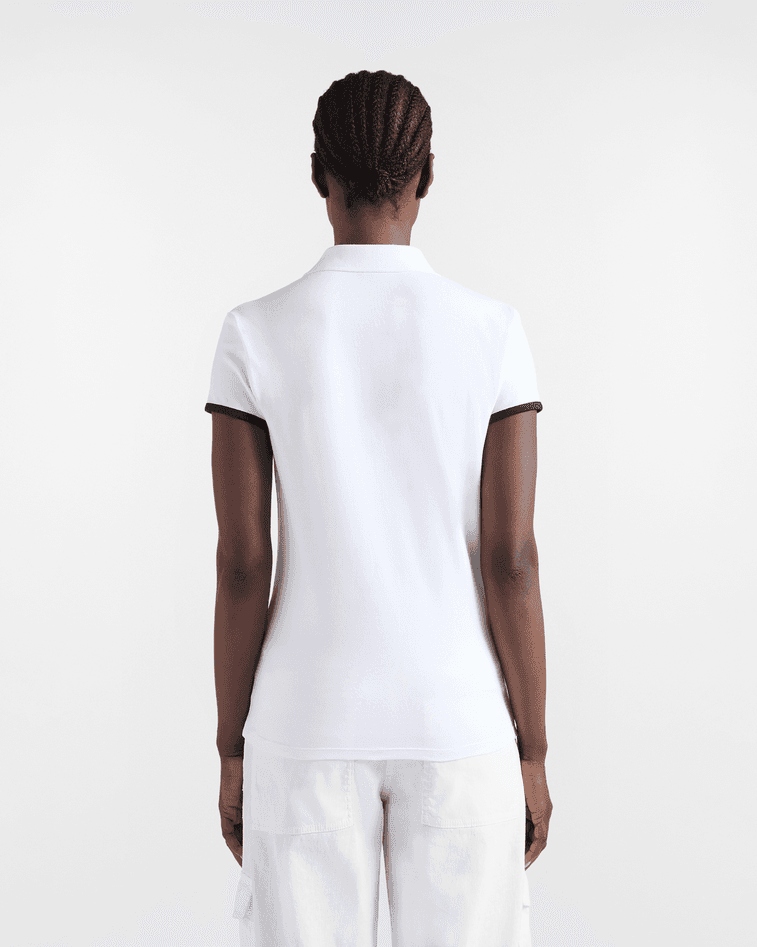 Harmont&amp;blaine polo slim fit donna bianco - 4