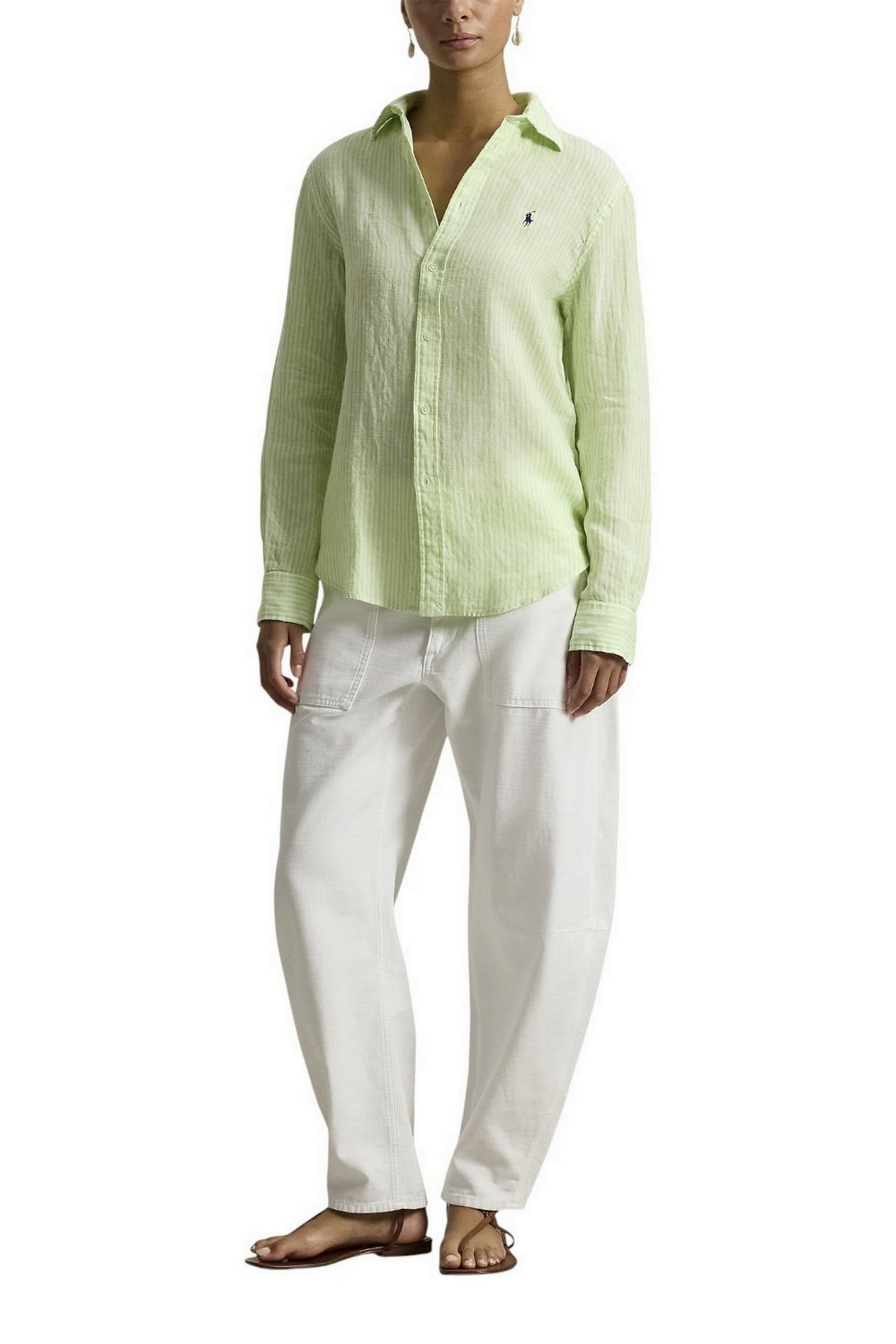 Ralph Lauren  Camicie Lime/bianco - 4