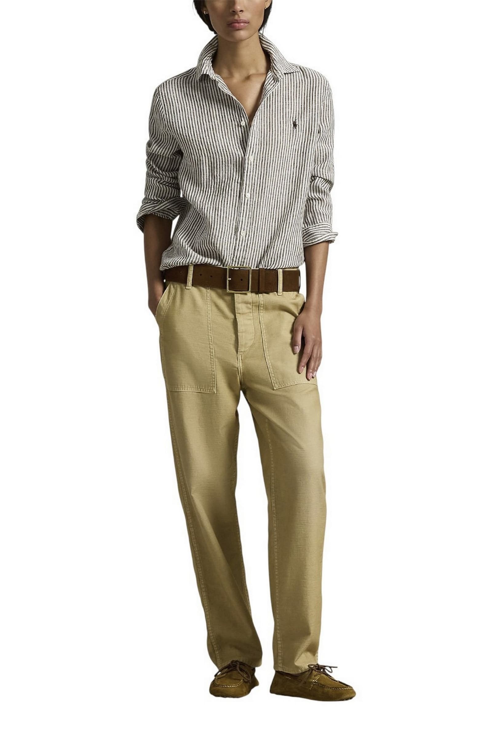 Ralph Lauren  Camicie Marrone/bianco - 4