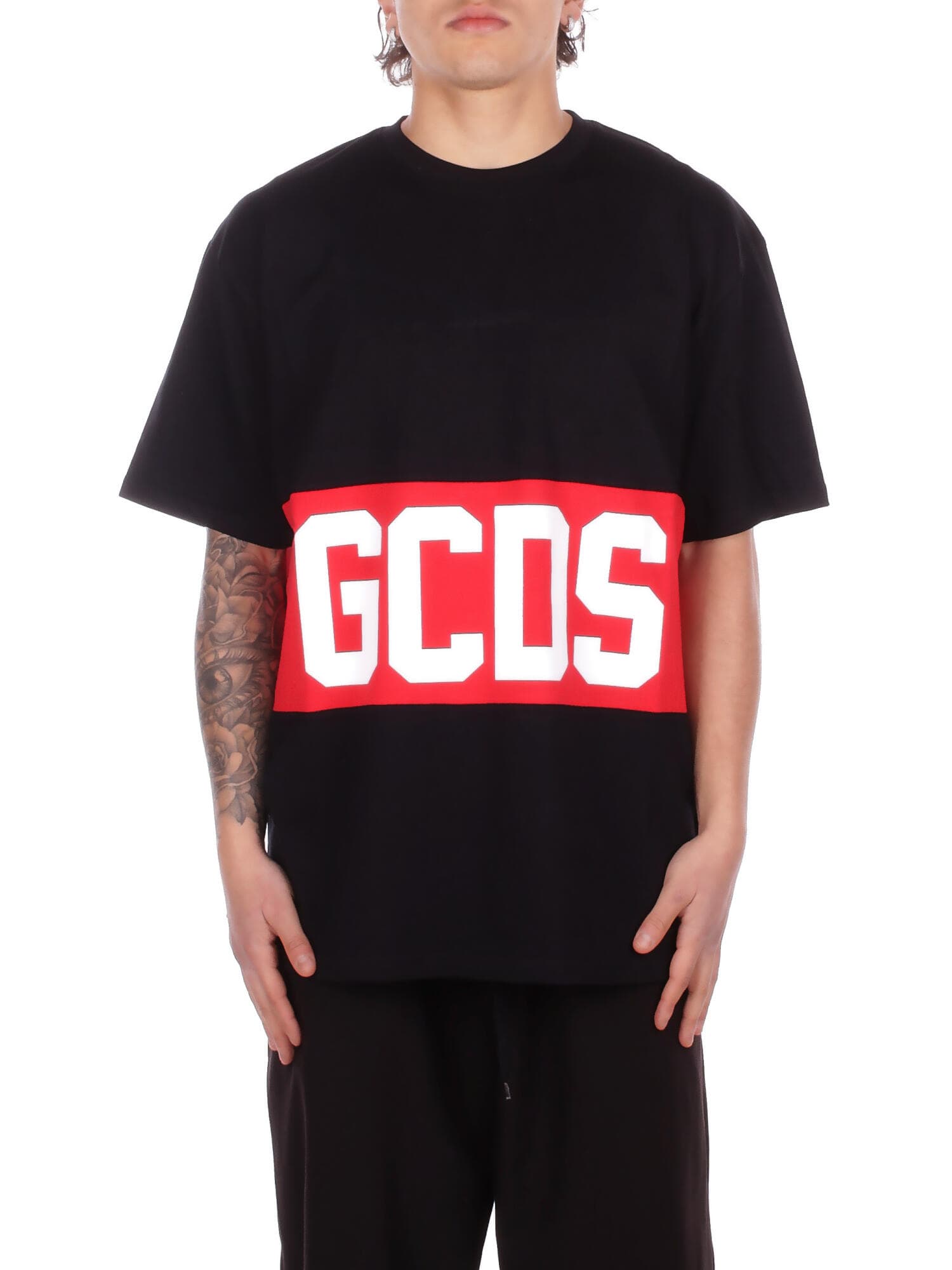 GCDS Gcds T-shirt e Polo Black red - 7