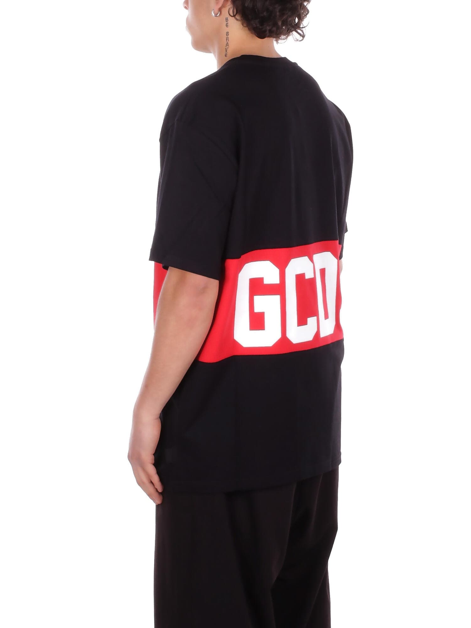 GCDS Gcds T-shirt e Polo Black red - 3