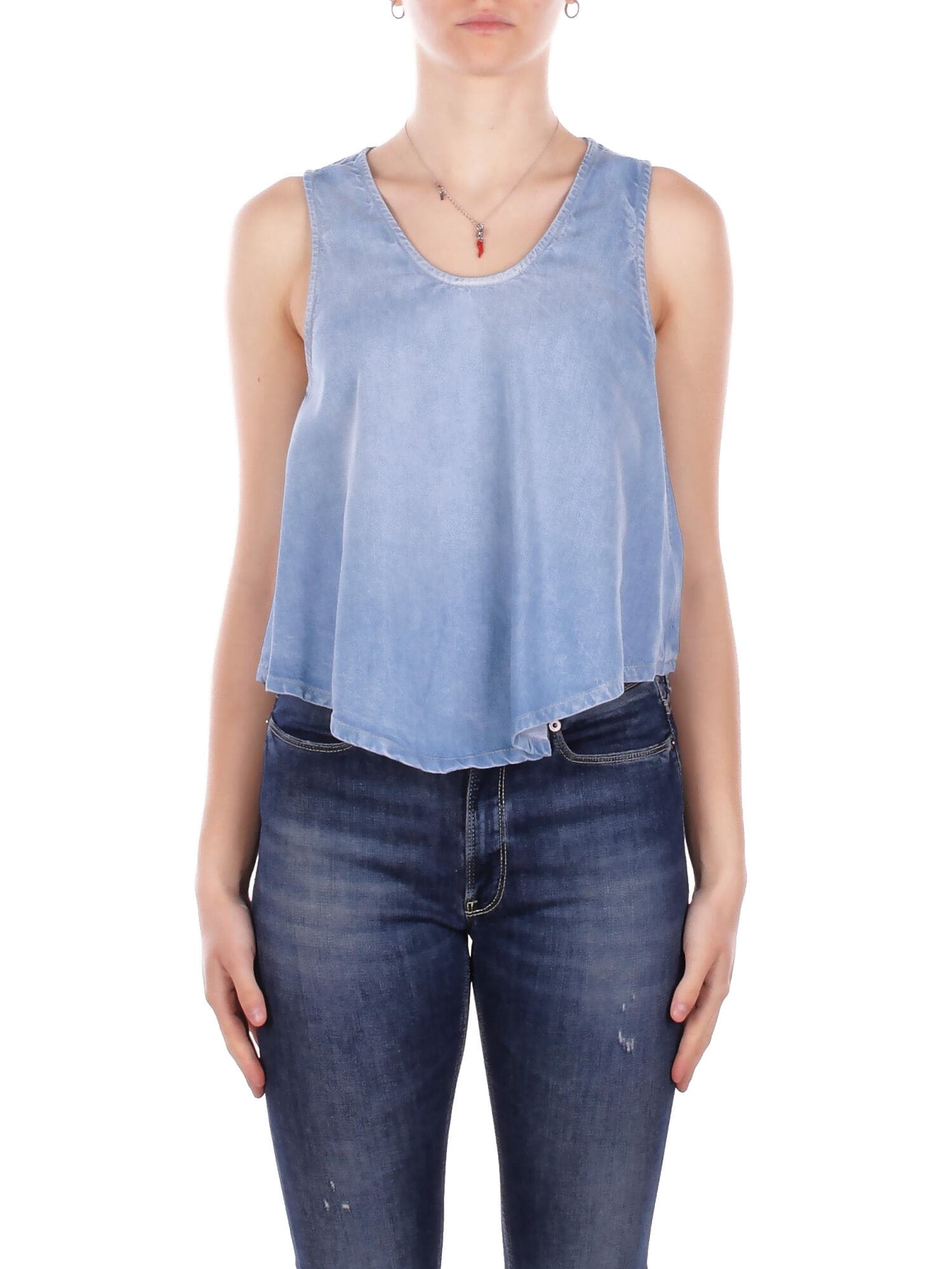 Dondup  Top Blu denim - 7