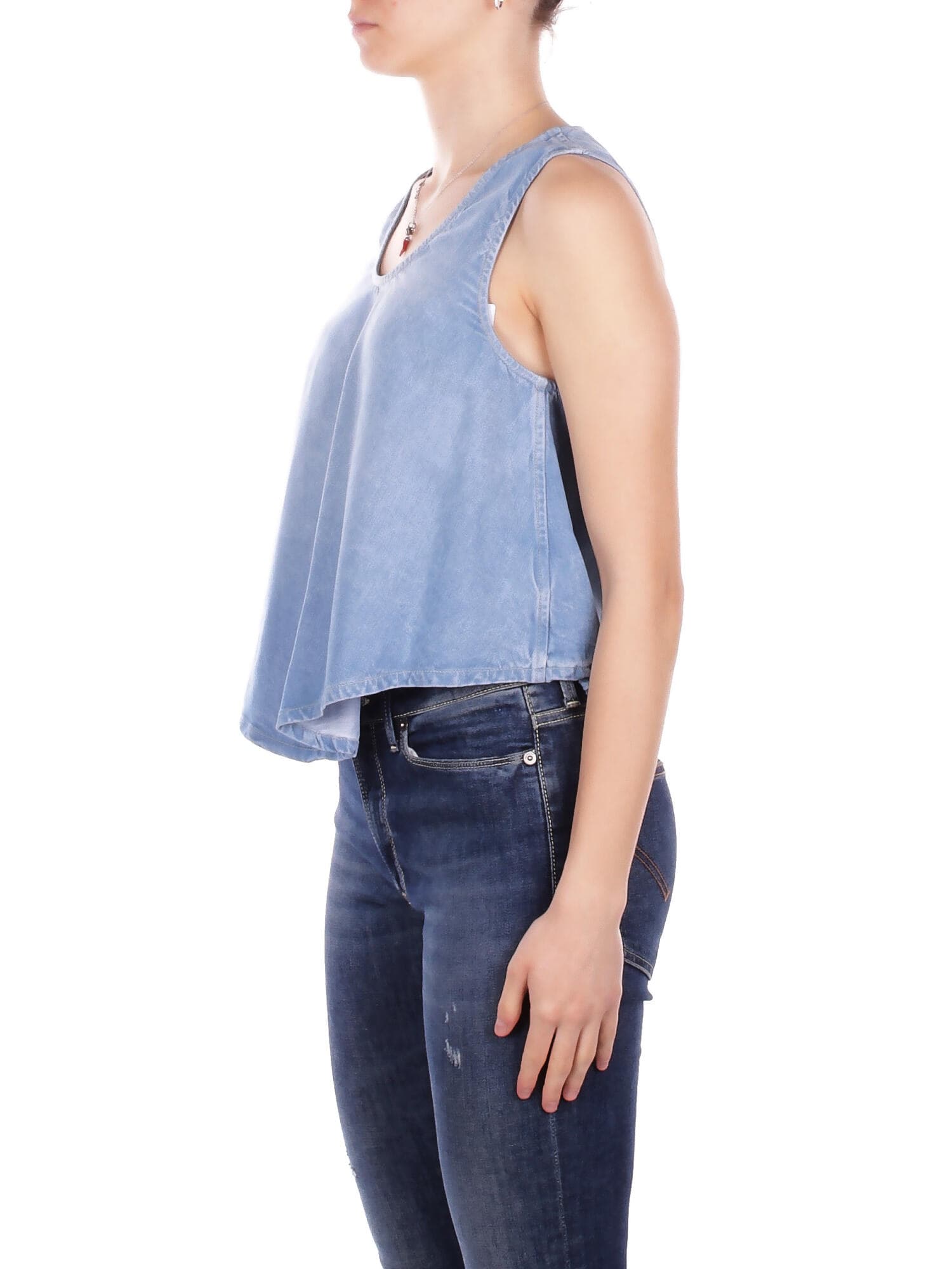 Dondup  Top Blu denim - 2