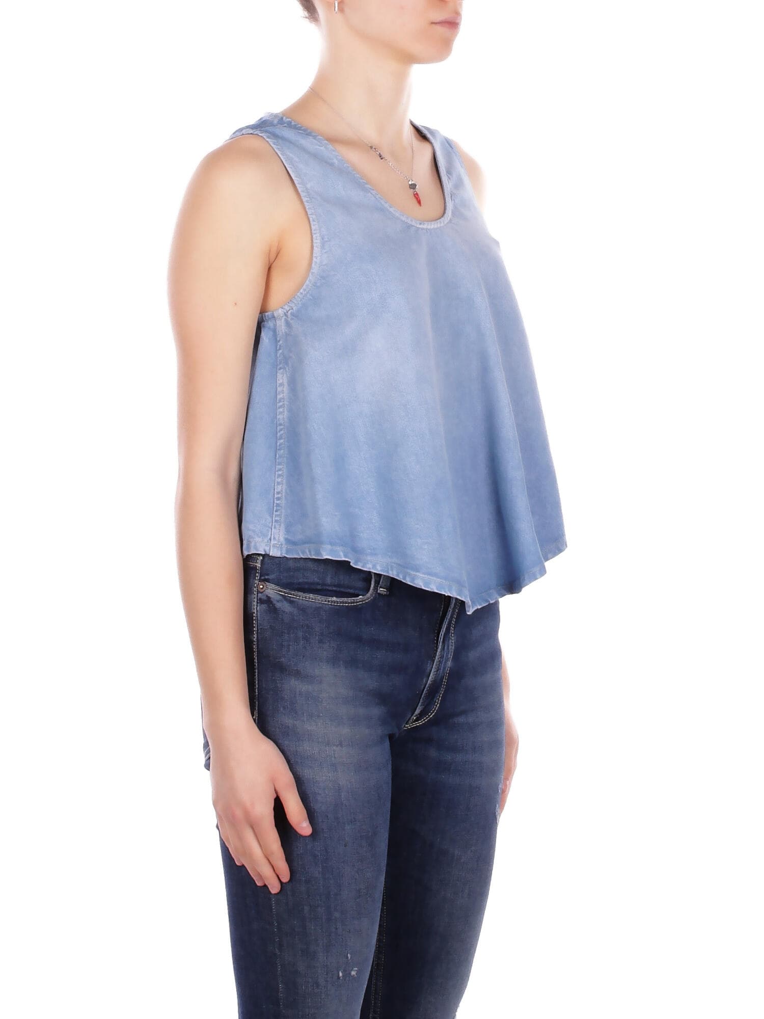 Dondup  Top Blu denim - 6