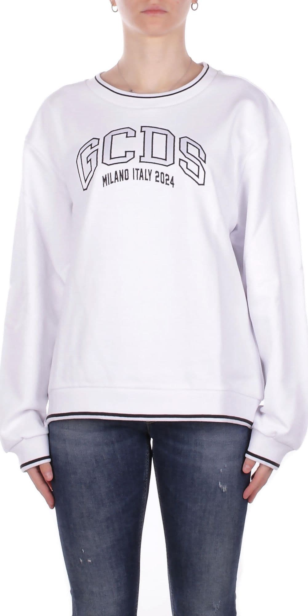 GCDS  Maglie White black - 7