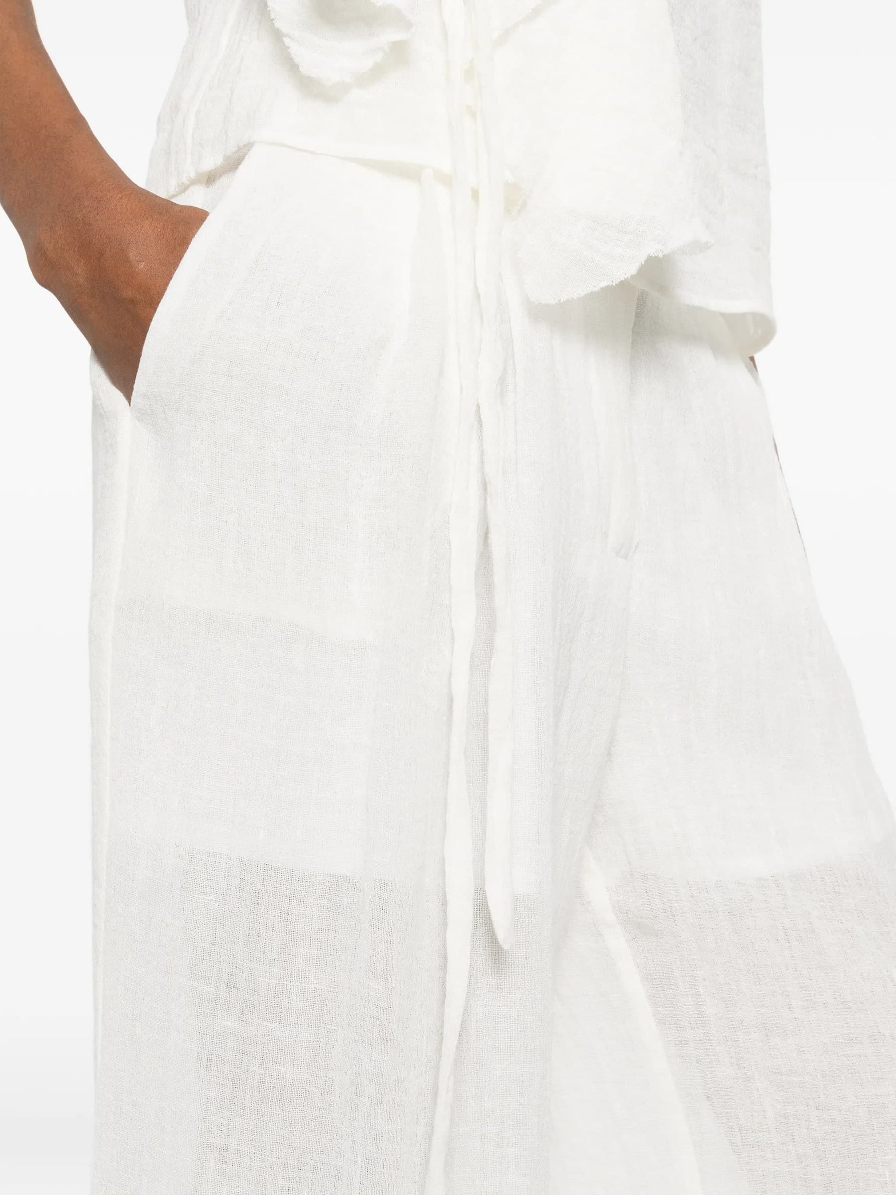 SU Su - Pantaloni Bianchi da Donna - 3