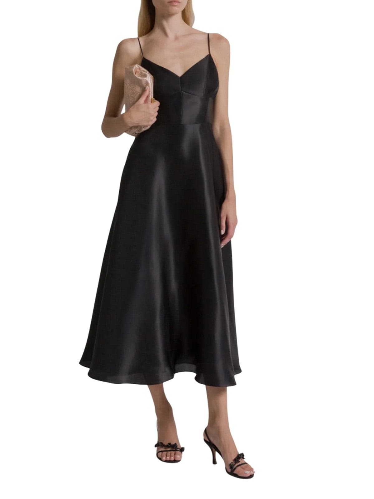 Alberta Ferretti vestiti da sera e cerimonia donna alberta ferretti - abito tripla organza - nero - 2