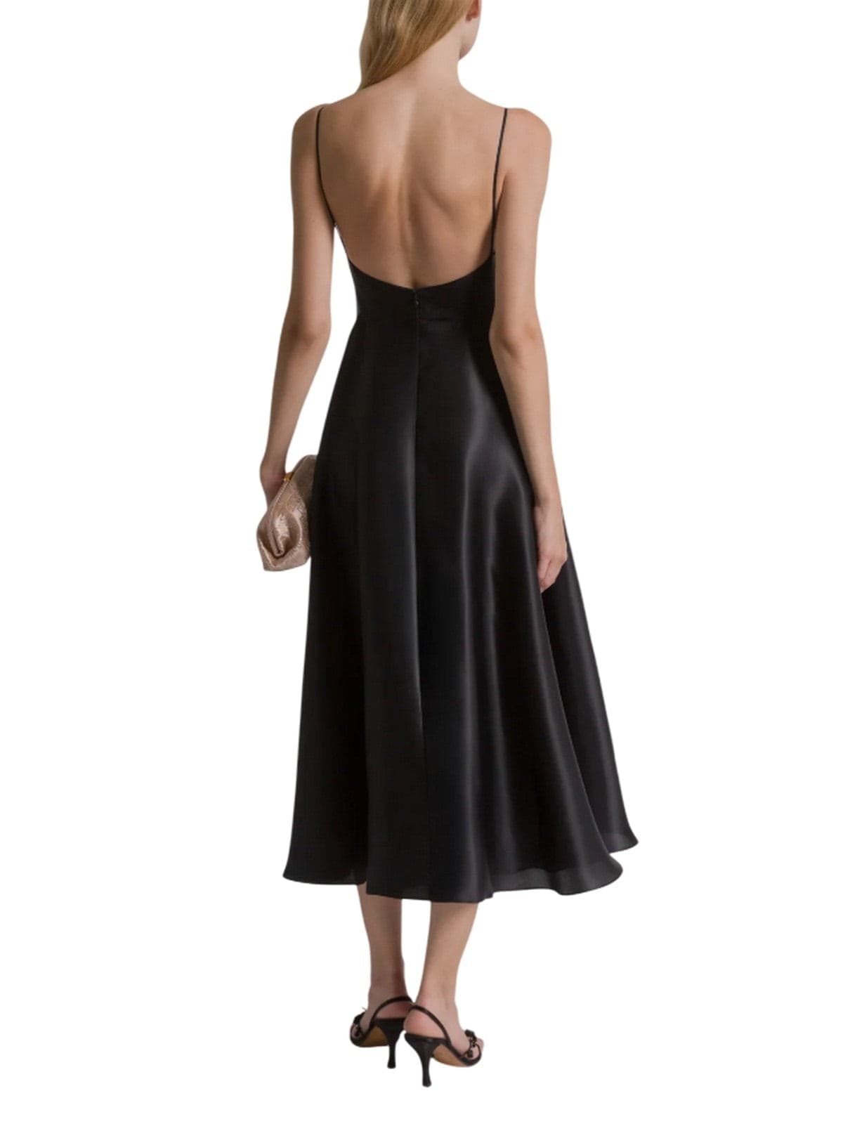 Alberta Ferretti vestiti da sera e cerimonia donna alberta ferretti - abito tripla organza - nero - 3