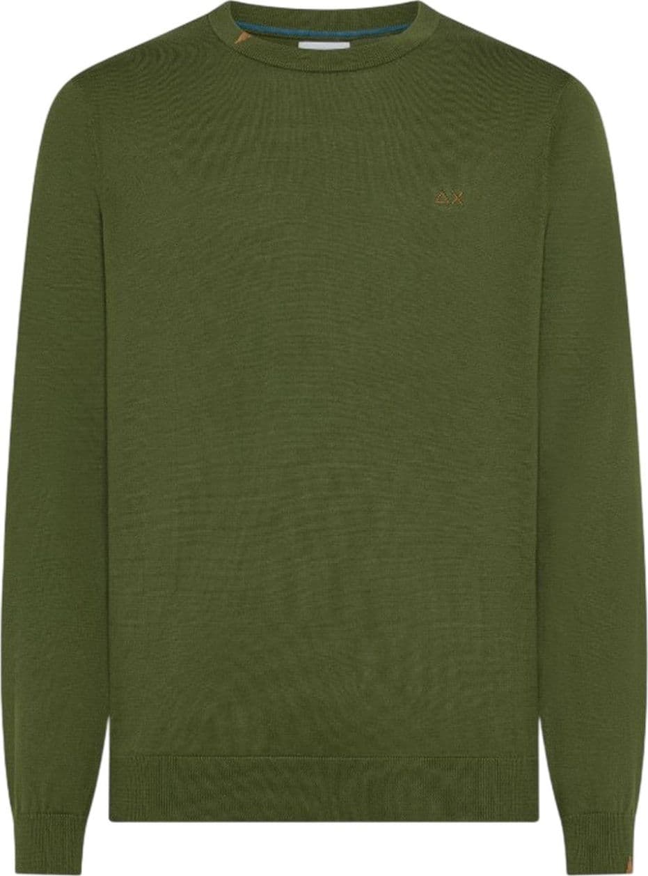 SUN68 maglioni uomo sun68 - sweater basic l/s - verde – GREEN