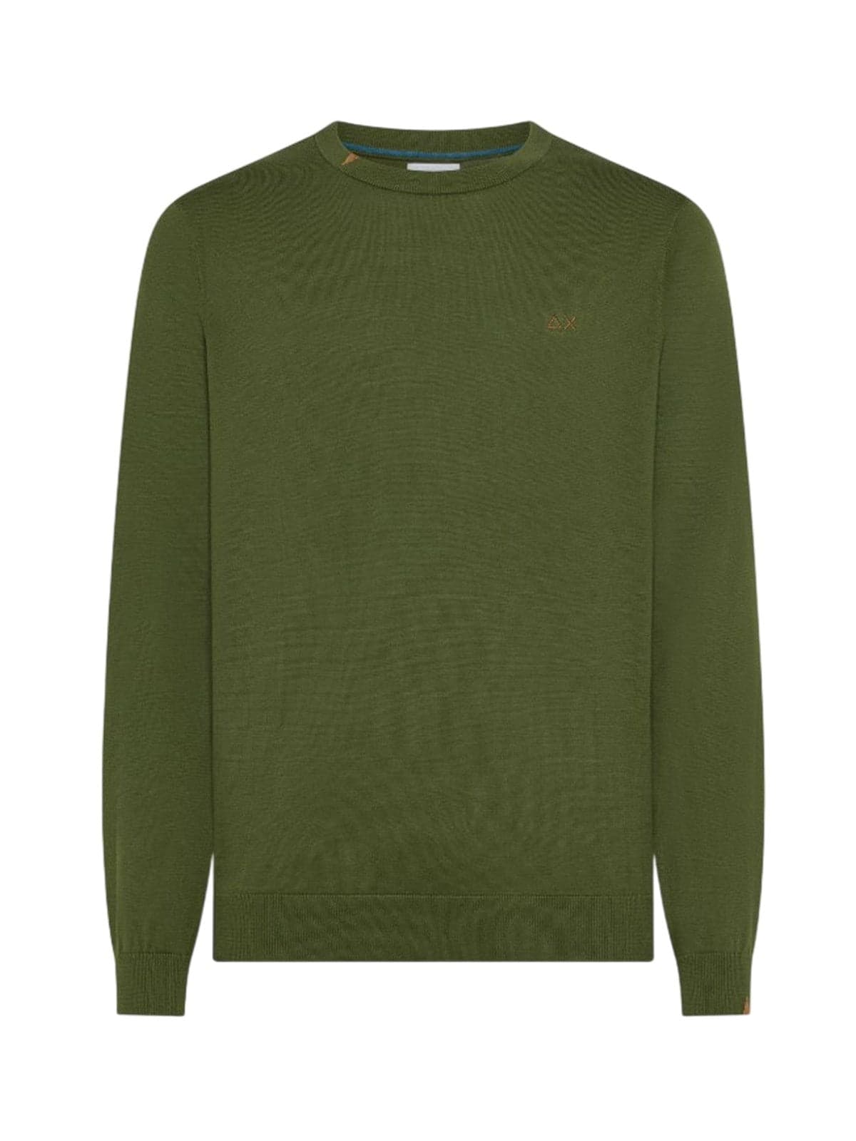SUN68 maglioni uomo sun68 - sweater basic l/s - verde - 2