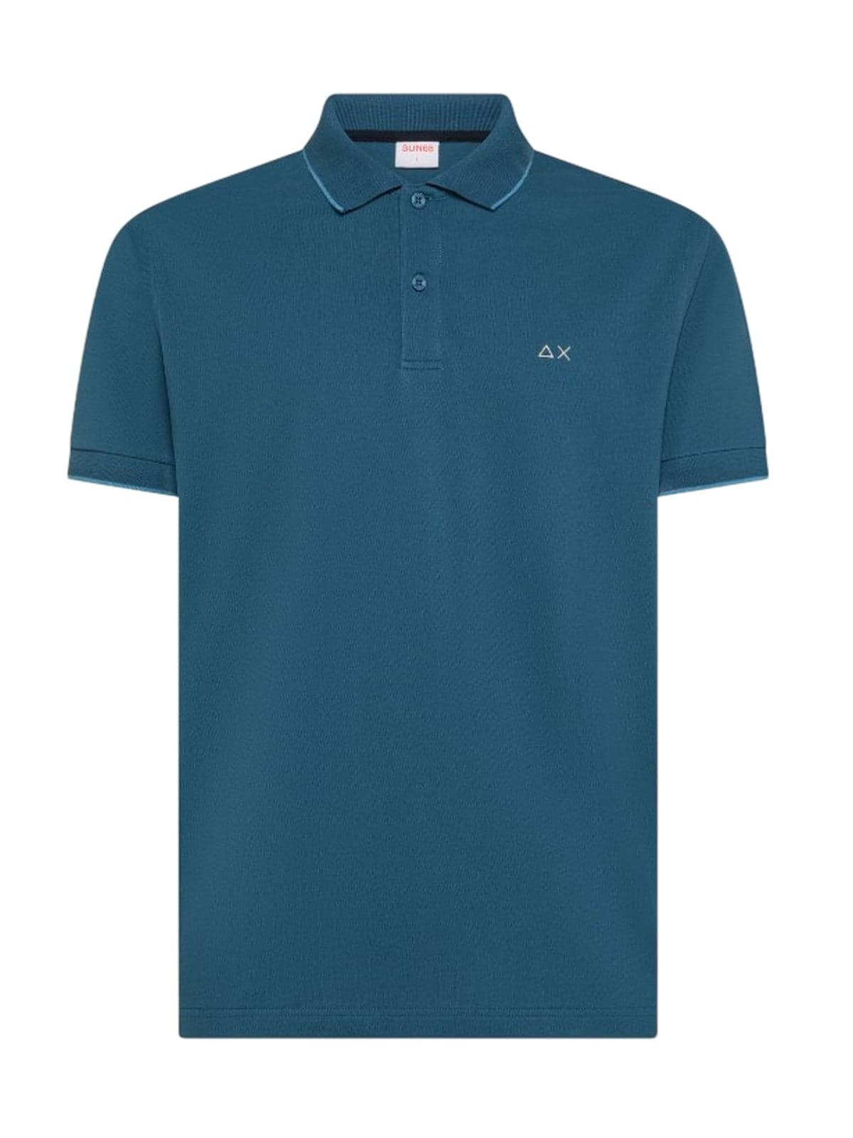 SUN68 polo uomo sun68 - polo small stripe on collar - avio - 2