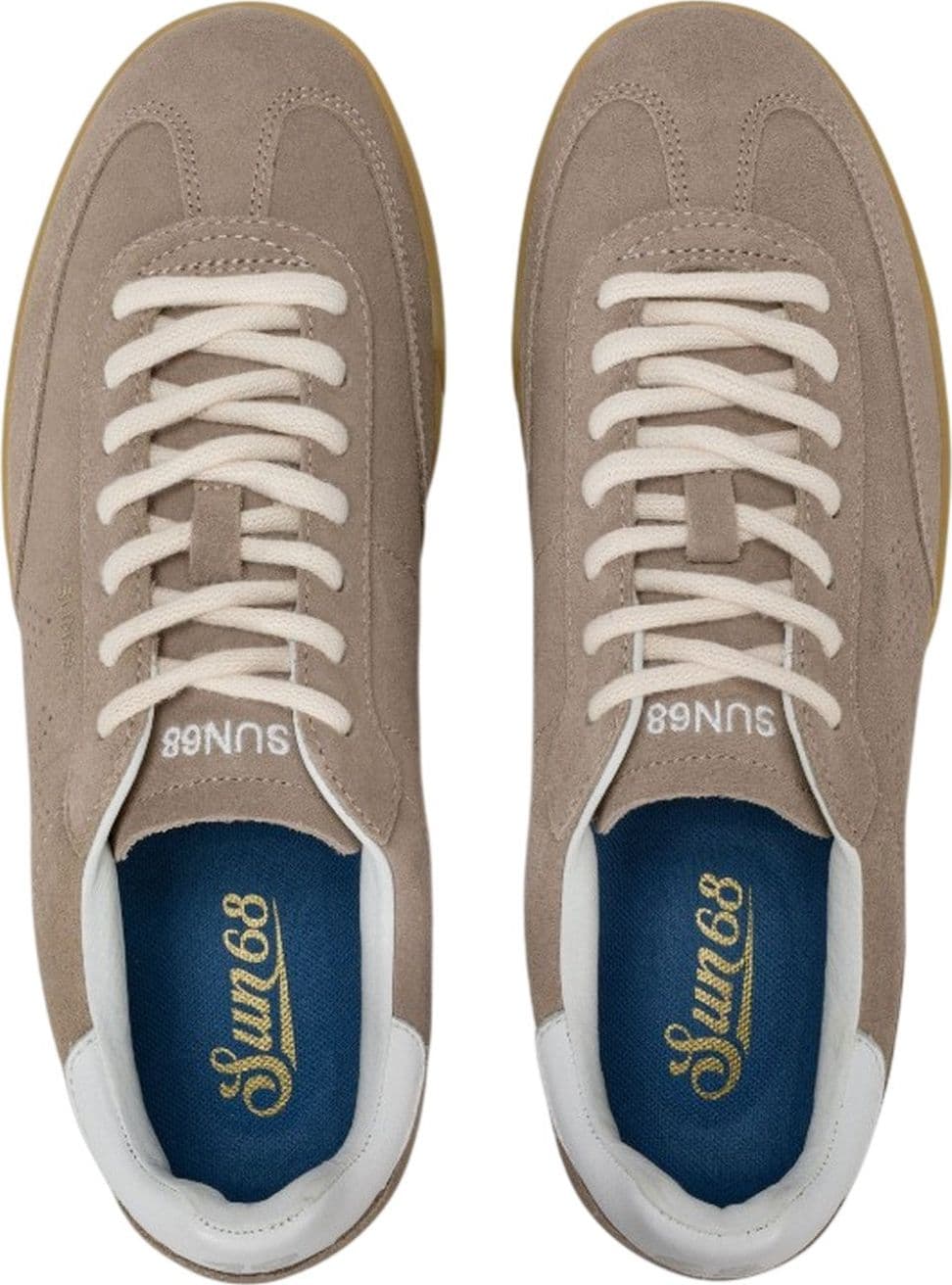 SUN68 sneaker uomo sun68 - california sun suede - beige - 4