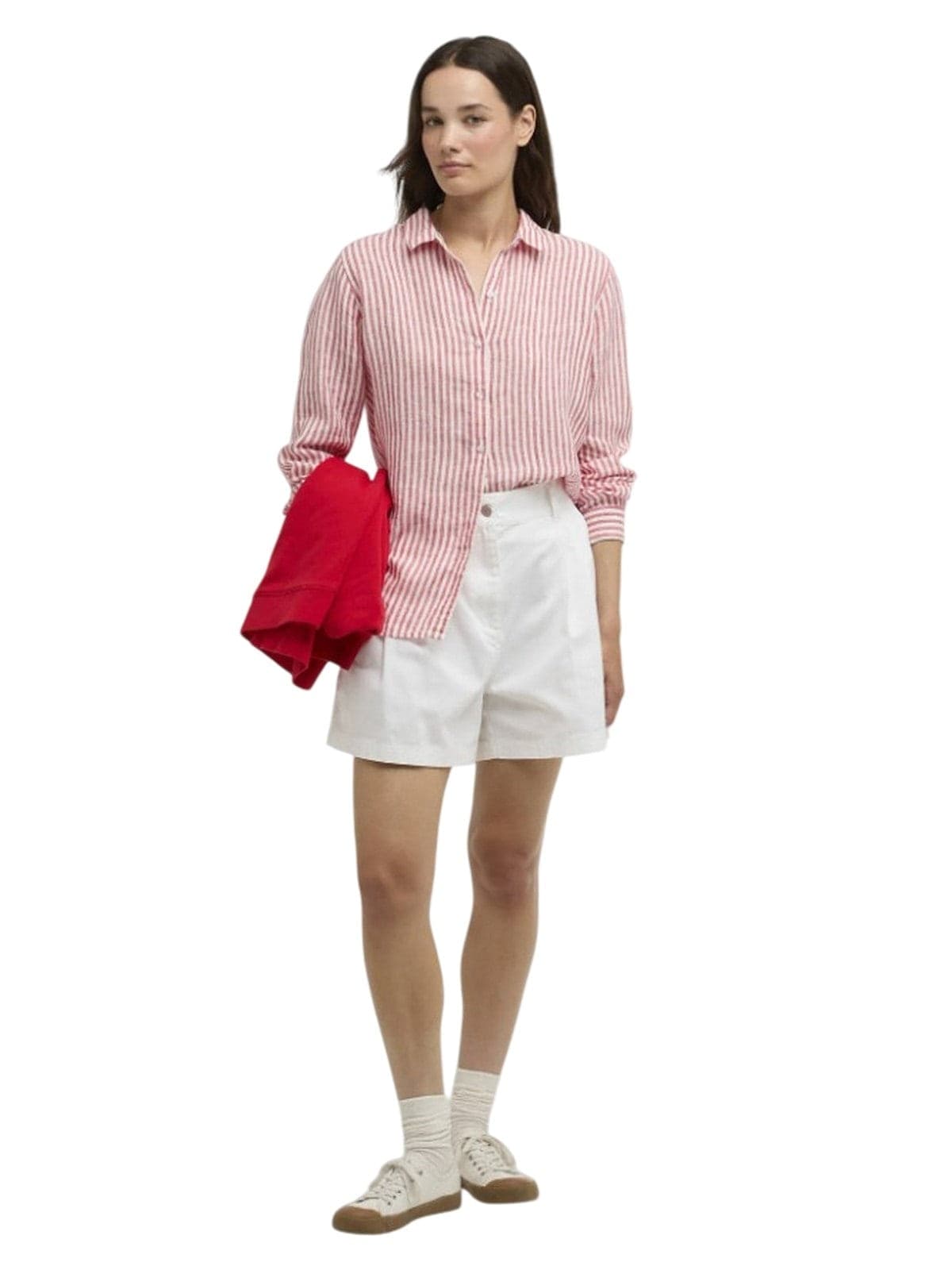 BARBOUR INTERNATIONAL pantaloncini donna barbour international - fern shorts - bianco - 2