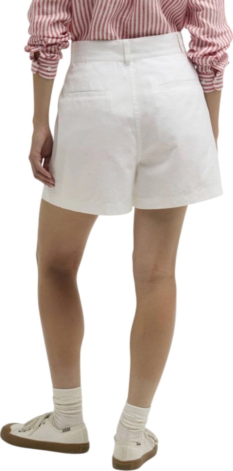 BARBOUR INTERNATIONAL pantaloncini donna barbour international - fern shorts - bianco - 3