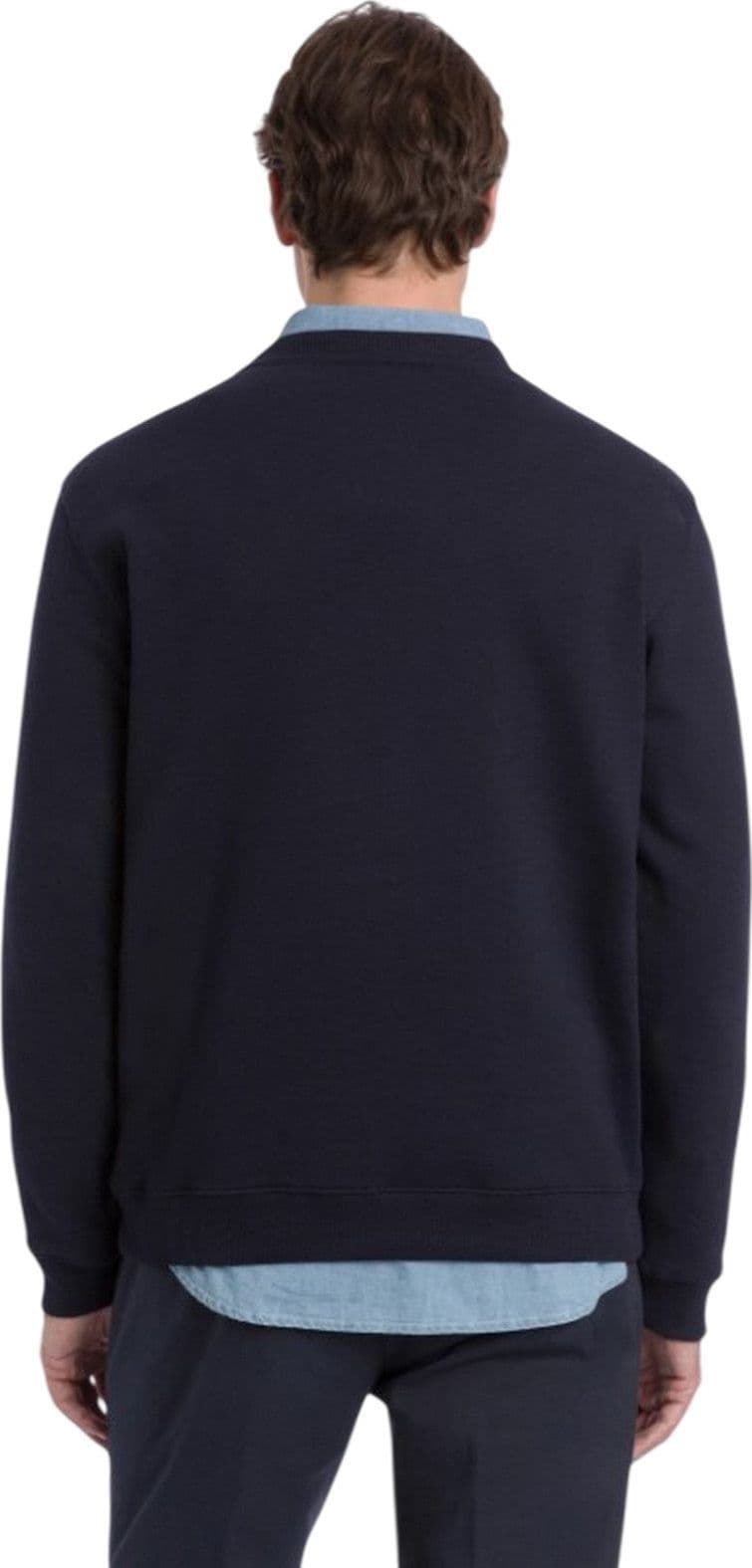 DONDUP felpe senza cappuccio uomo dondup - felpa regular in felpa di cotone - blu elettrico - 3