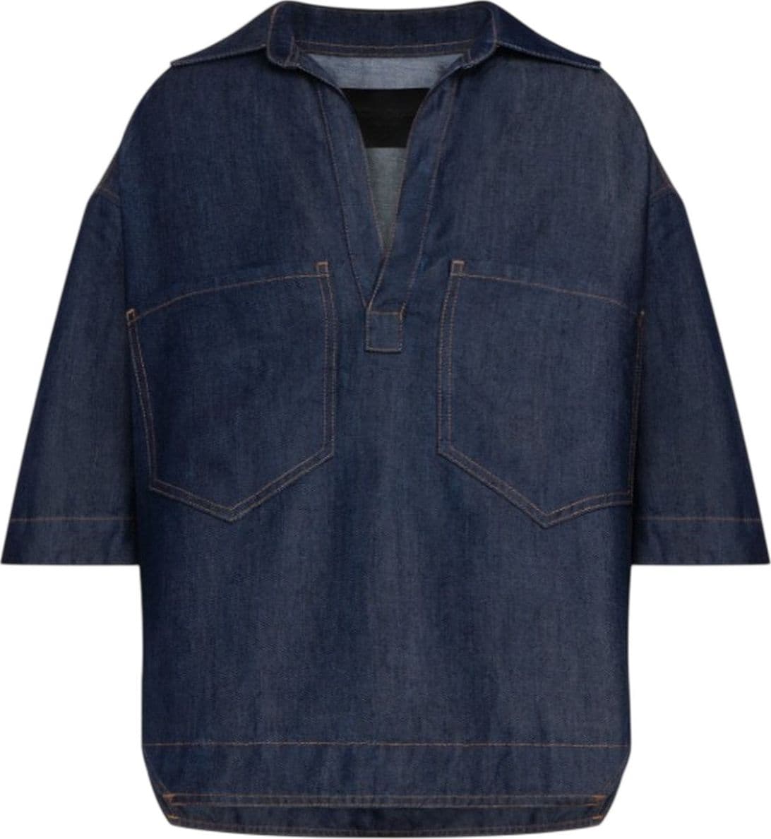 DONDUP camicie donna dondup - camicia regular in denim - blu - 4