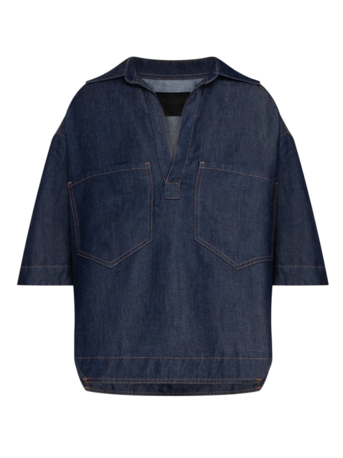 DONDUP camicie donna dondup - camicia regular in denim - blu - 4