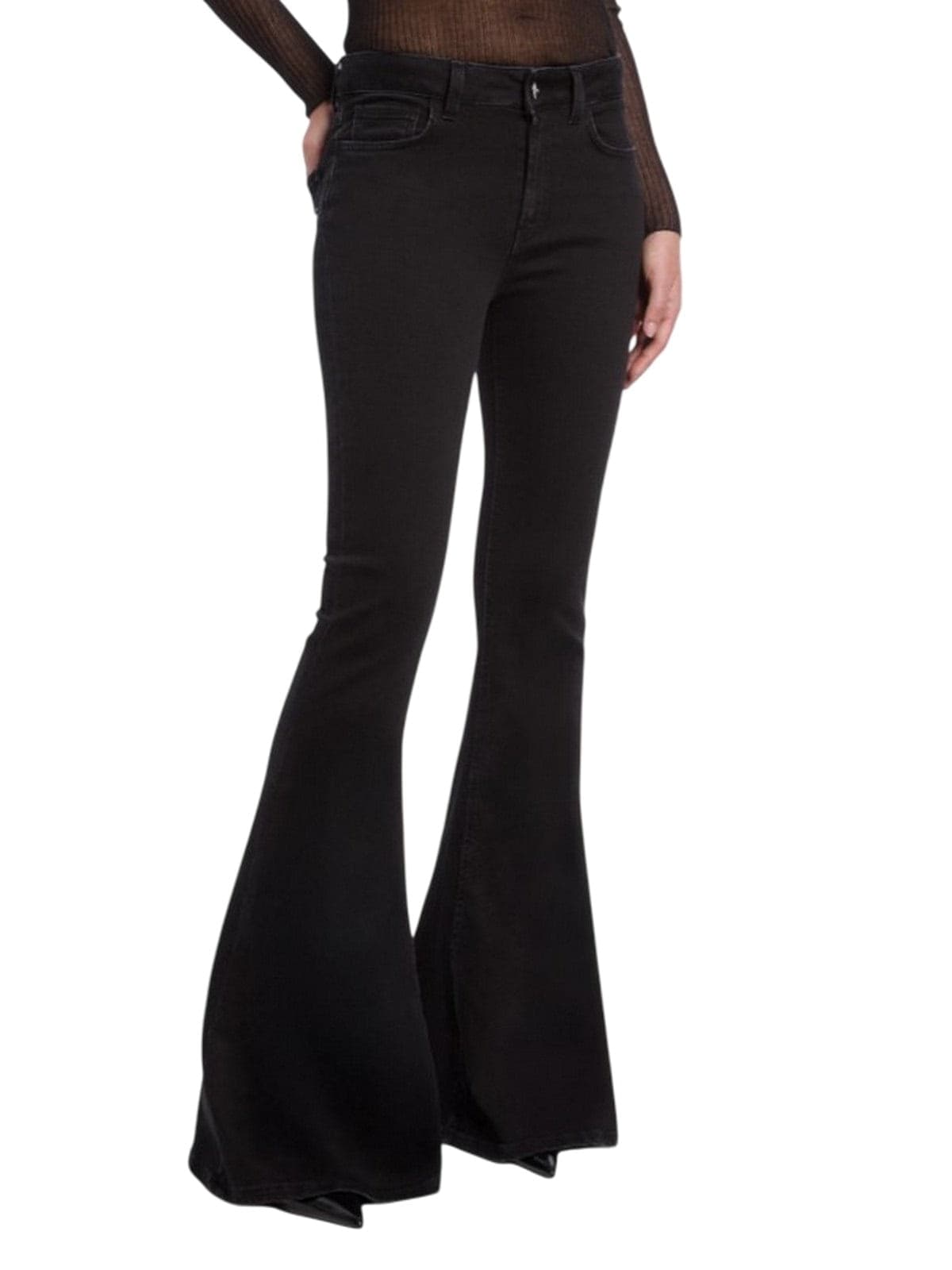 DONDUP jeans donna dondup - jeans 5 tasche superskinny - nero - 2