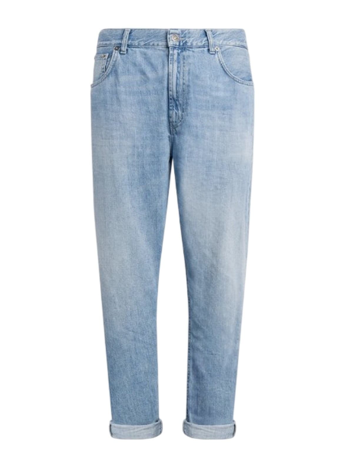DONDUP jeans uomo dondup - jeans 5 tasche loose ervin in denim fisso cross bl - blu - 5
