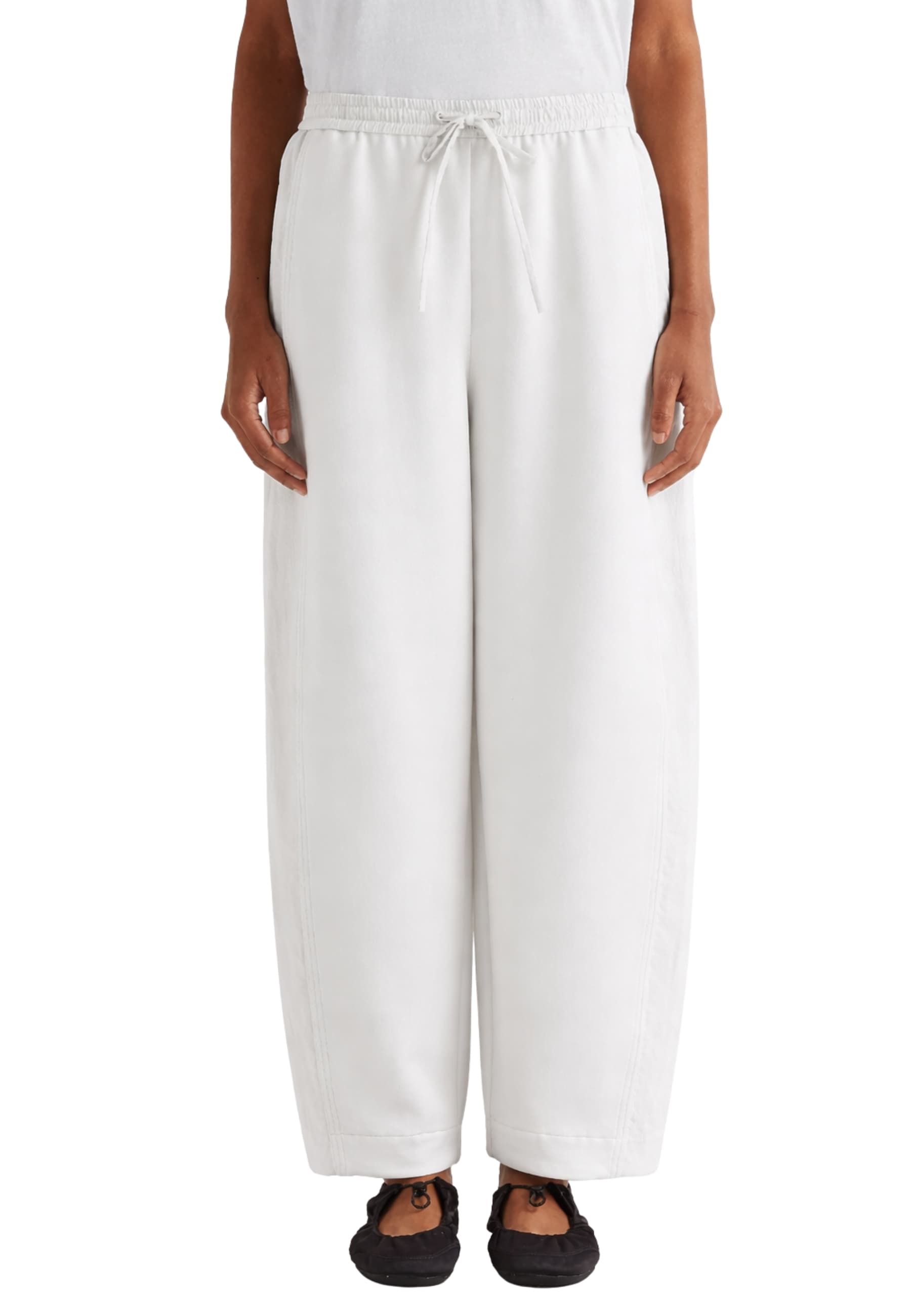 MEIMEIJ PANTALONE Donna  COMBINATO DA DUE TESSUTI - 4