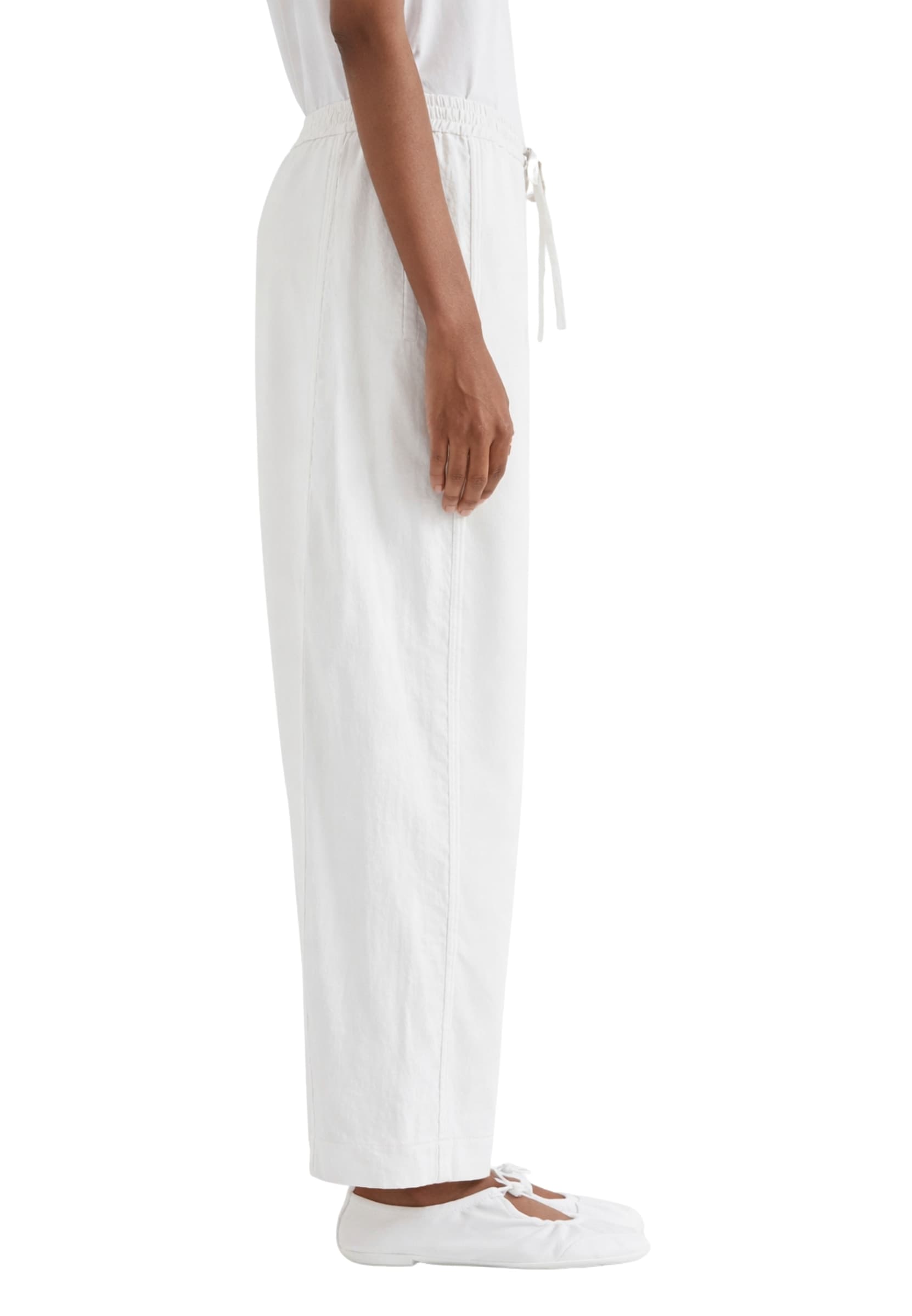 MEIMEIJ PANTALONE Donna  COMBINATO DA DUE TESSUTI - 2