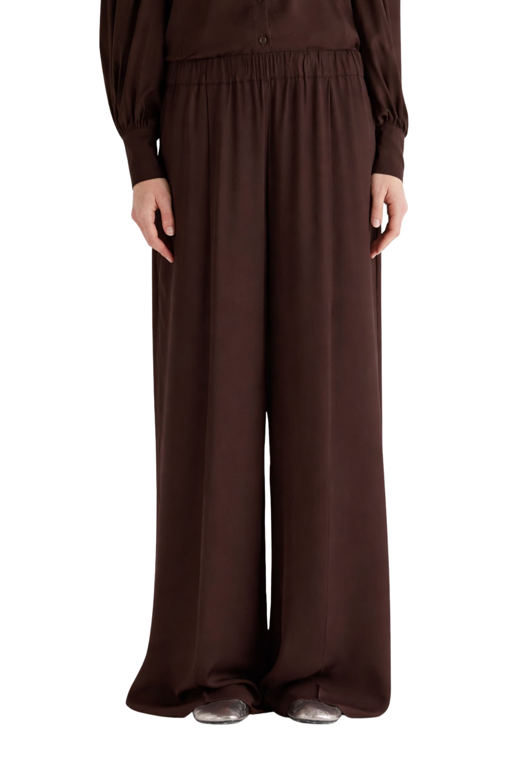 MEIMEIJ PANTALONE Donna  MORBIDO CON ELASTICO IN VITA - 2