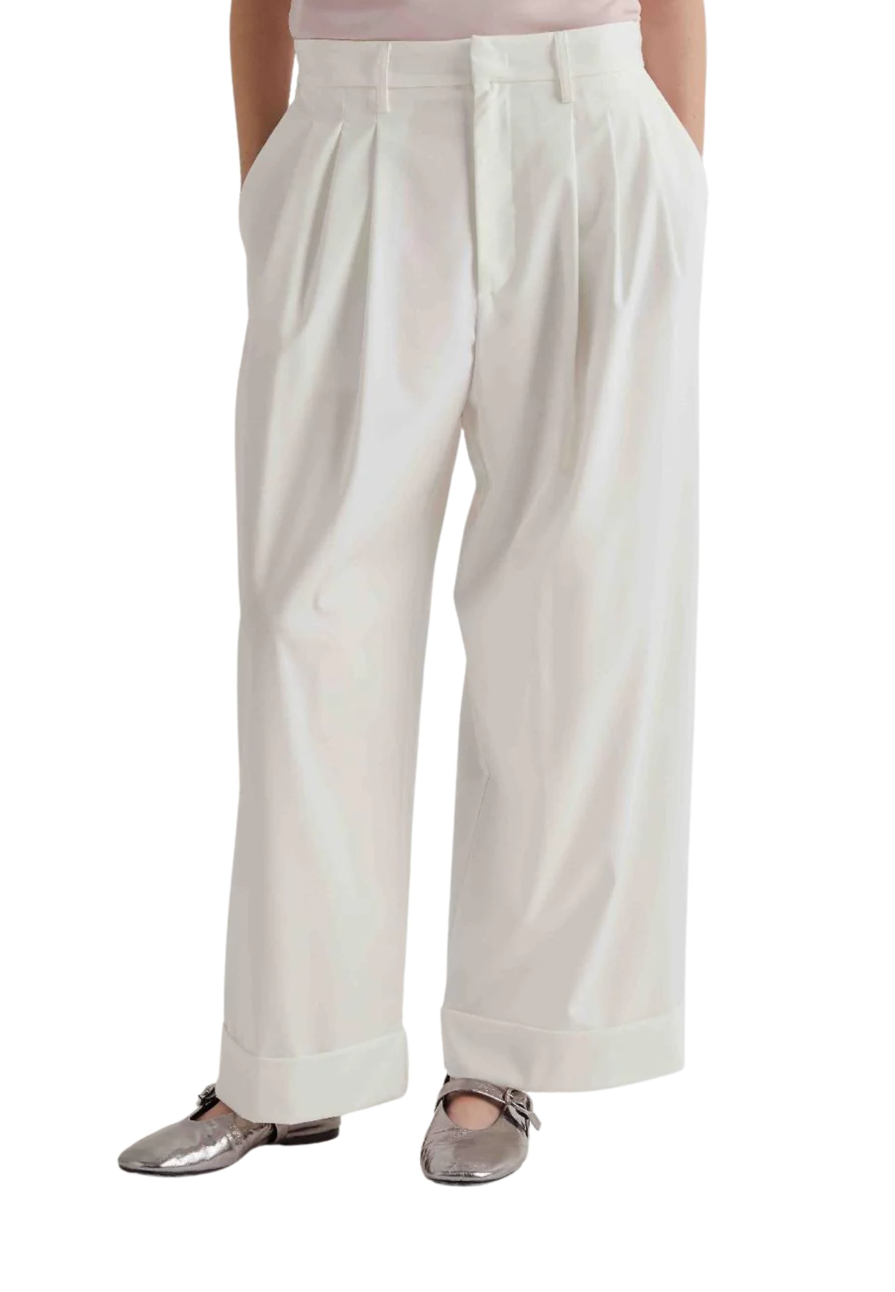 MEIMEIJ PANTALONE Donna  con pieghe - 3