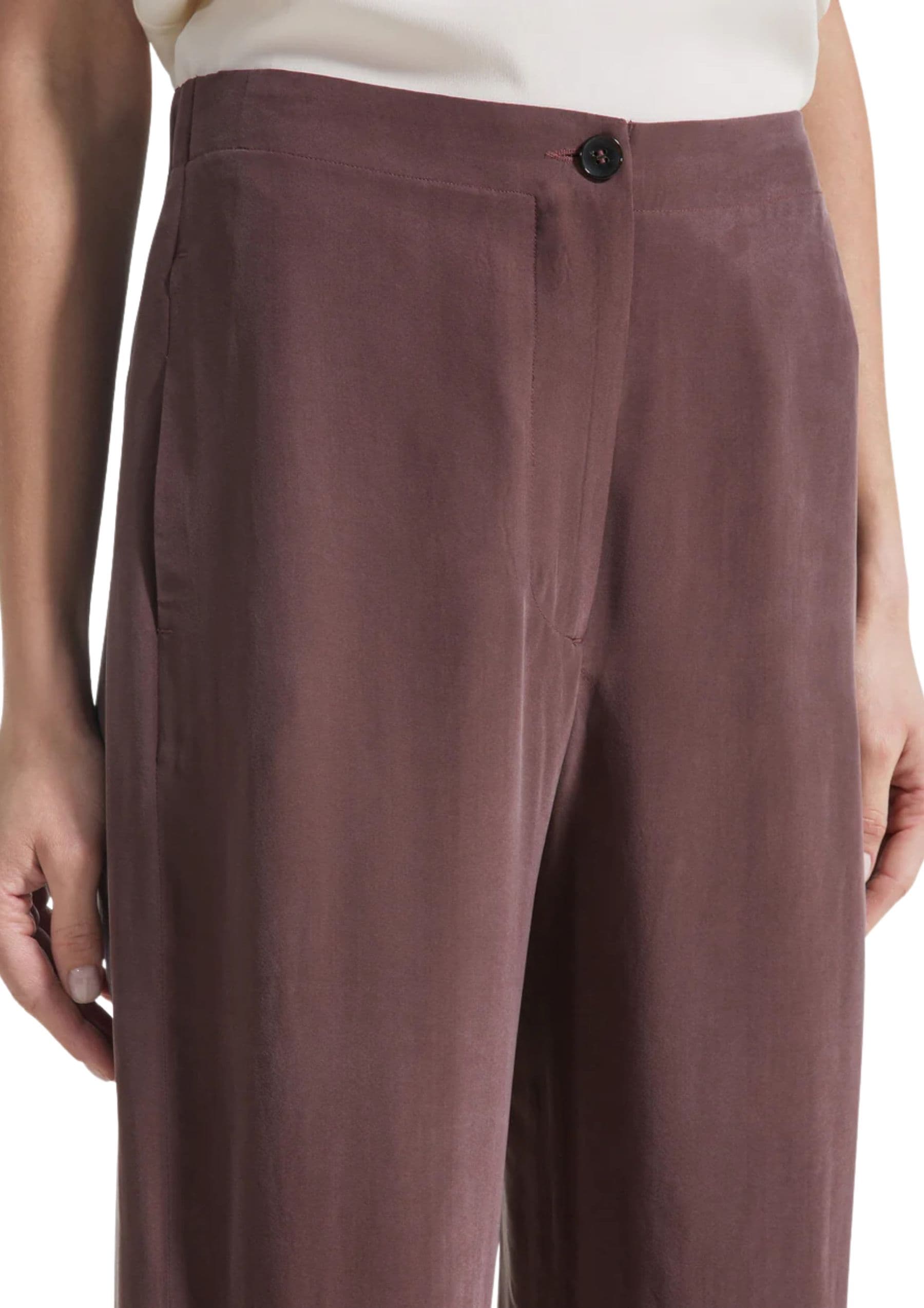 SEVENTY PANTALONE Donna Seventy in seta lavata - 2
