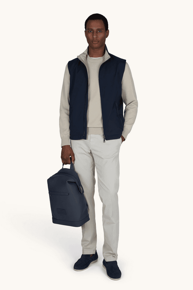 Paul&amp;Shark gilet reversibile thyphoon platinum uomo blu-beige - 11