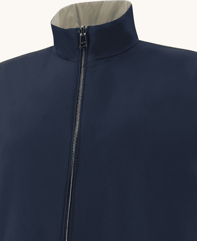 Paul&amp;Shark gilet reversibile thyphoon platinum uomo blu-beige - 4